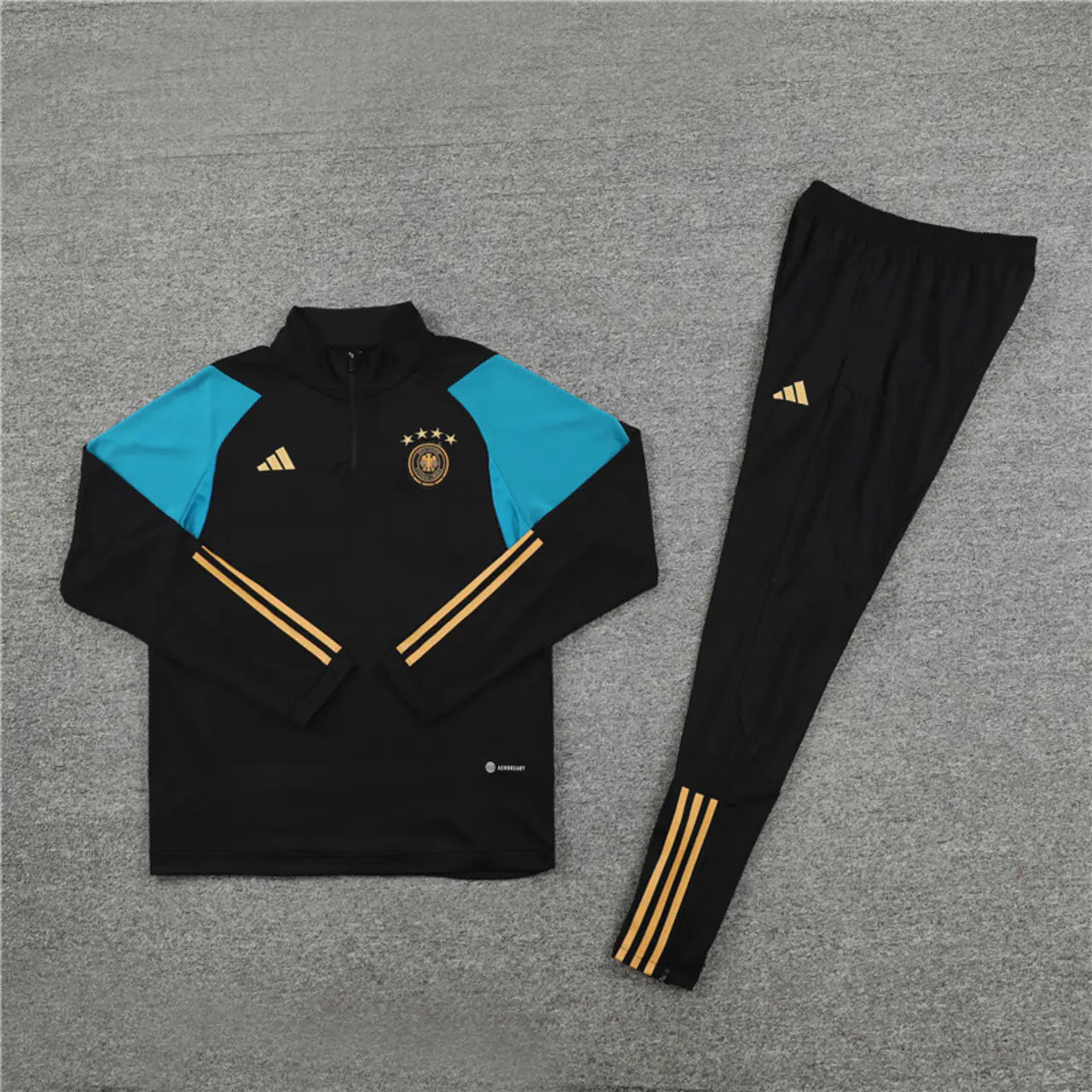 Deutschland Schwarzer Trainingsanzug 23-24