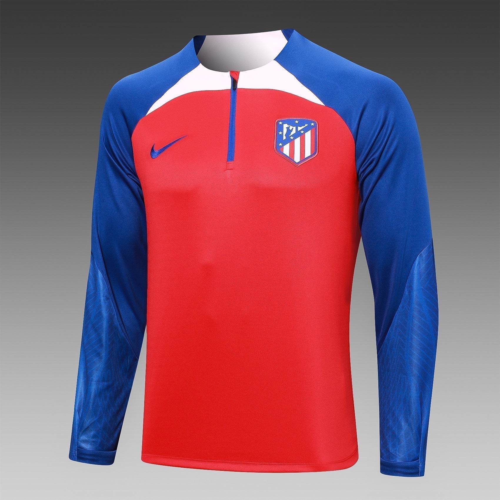 Tuta rossa Atletico Madrid 23-24 (mezza zip)
