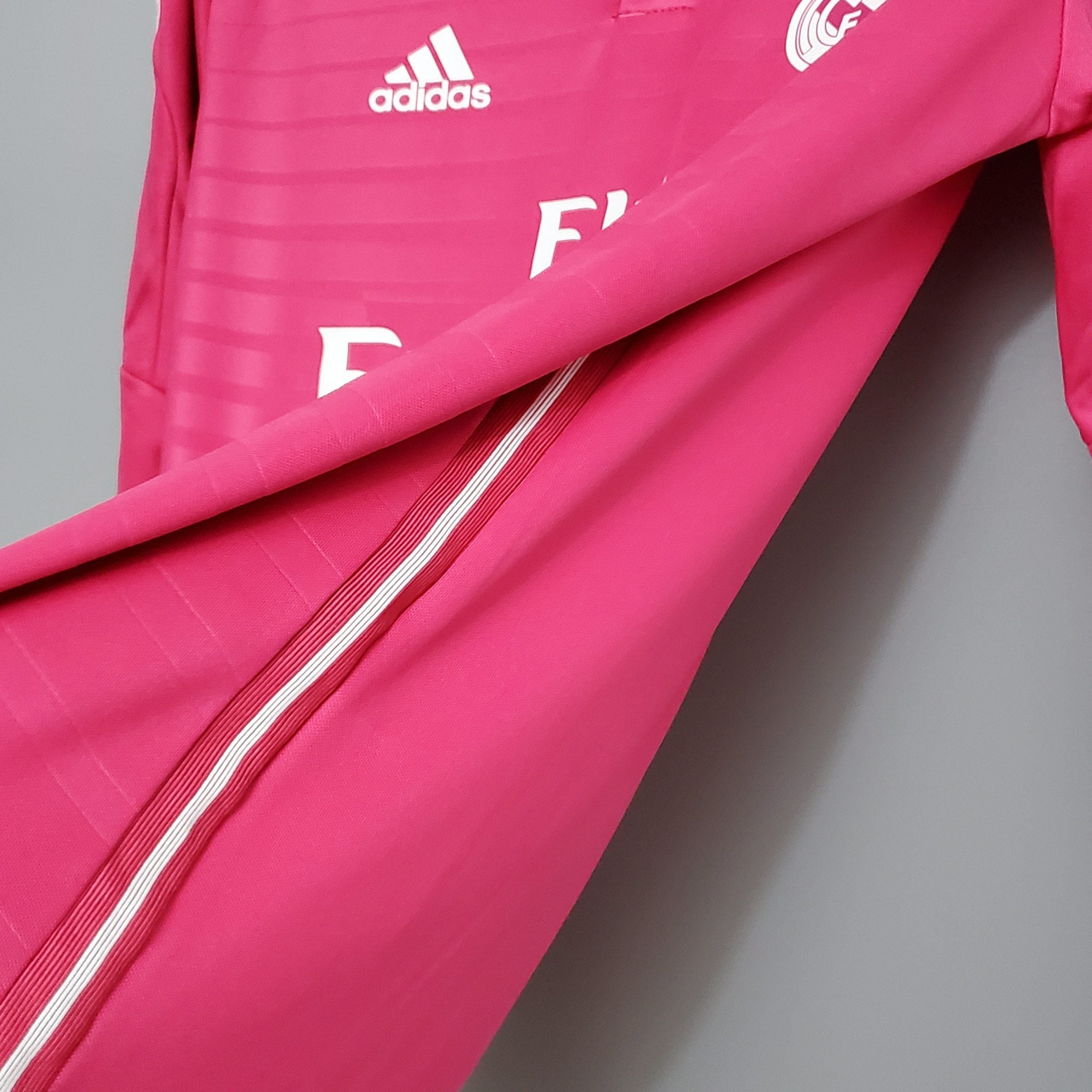 Maglia Retro Rosa Manica Lunga Real Madrid 2014/2015