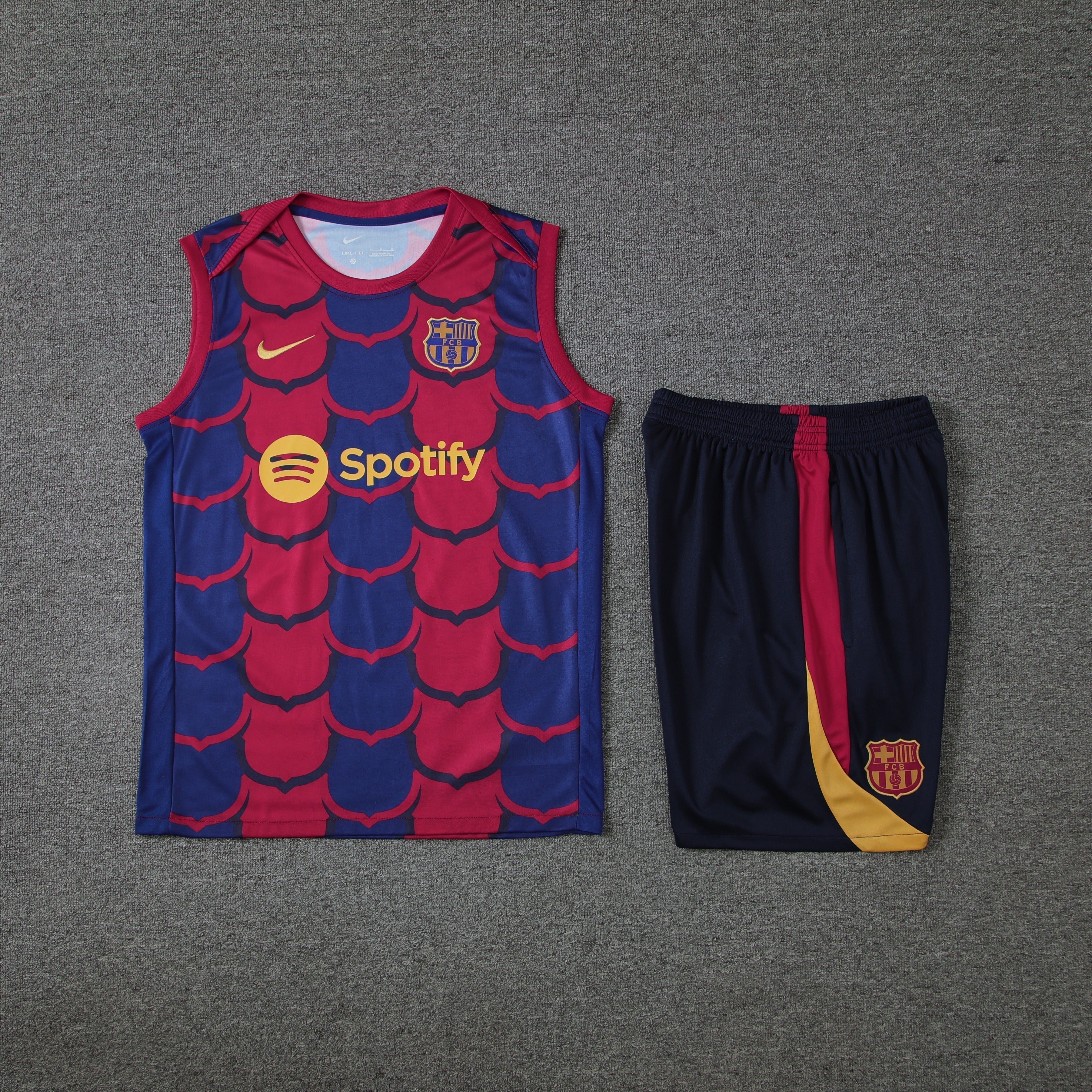 Set allenamento senza maniche Barcelona 2024/25