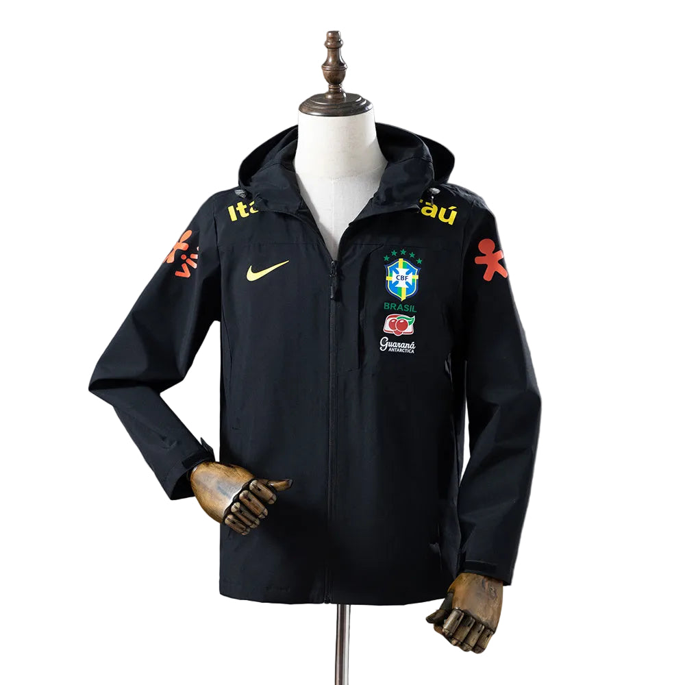 Veste coupe-vent noire Brésil