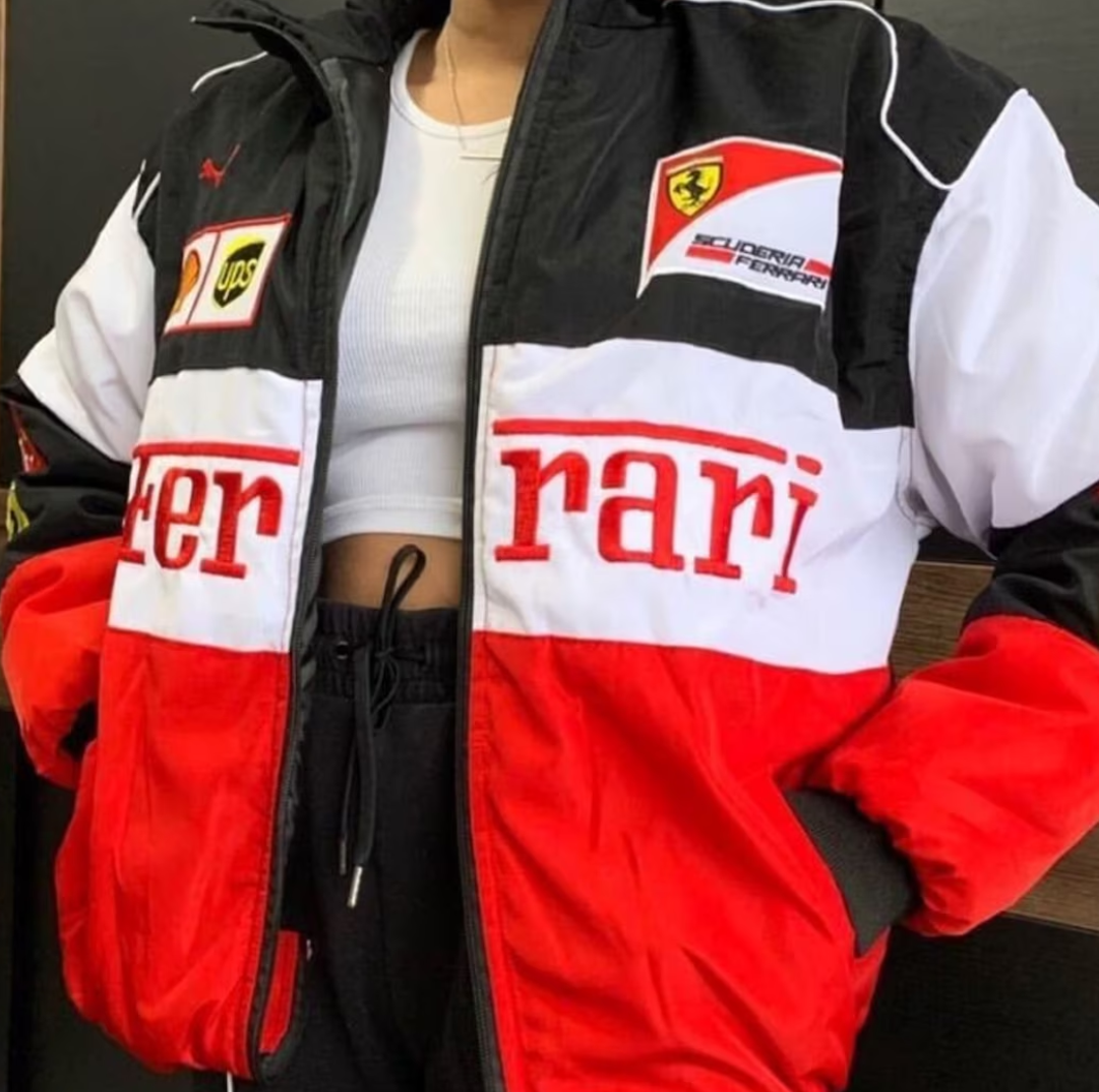 Rari F1 Rennteam Jacke – Scuderia Motorsport Reißverschluss-Mantel