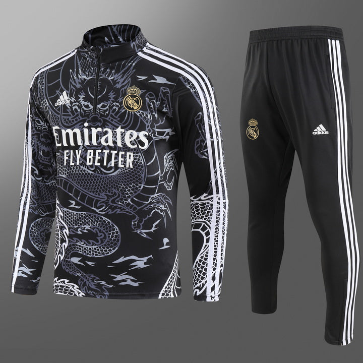 Tuta Nera Real Madrid Edizione Speciale Drago