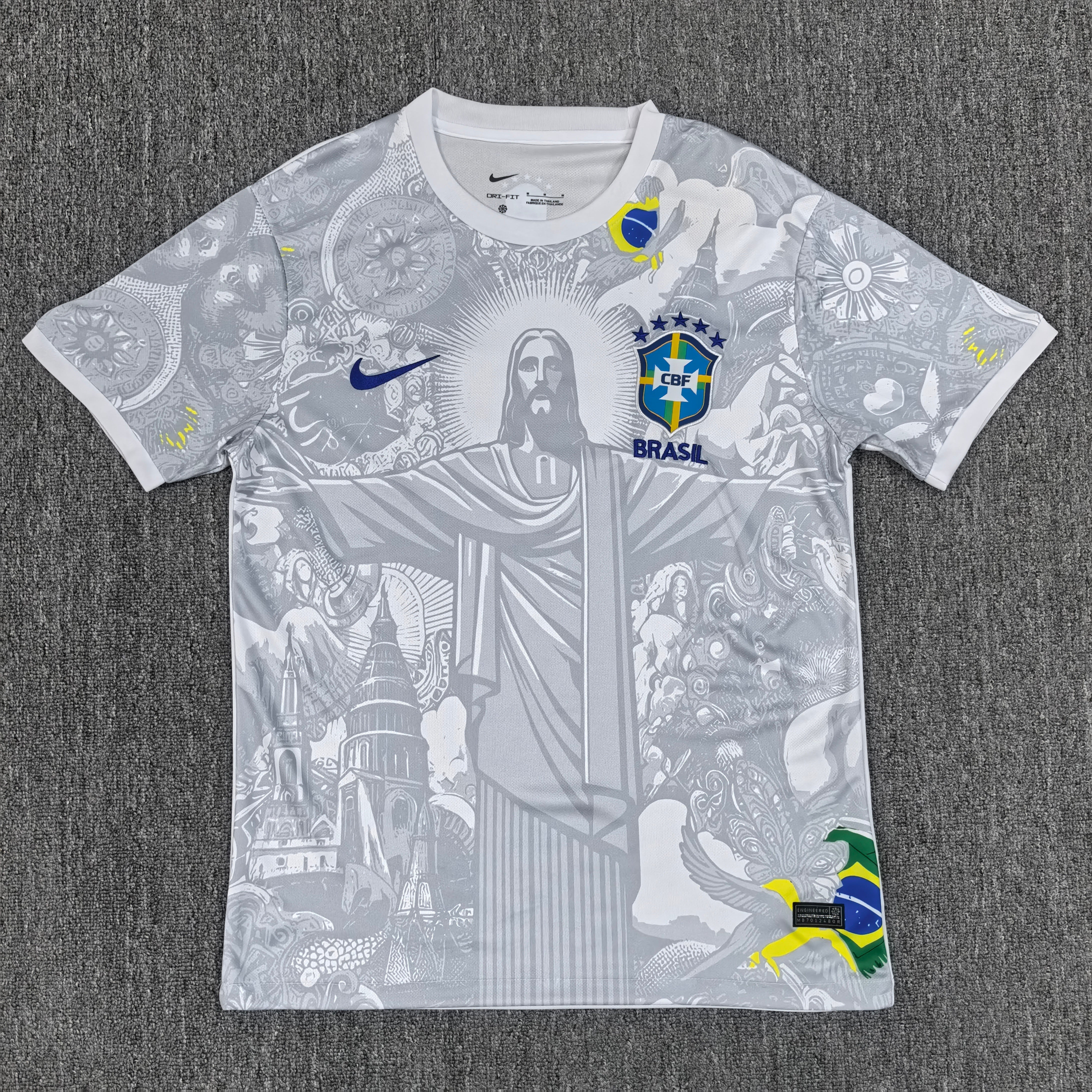 Camiseta Jesús Brasil 2026, camiseta especial blanca Brasil