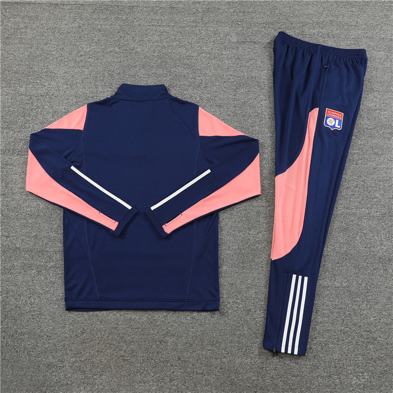 Tuta da ginnastica Lione 23-24 Blu Reale