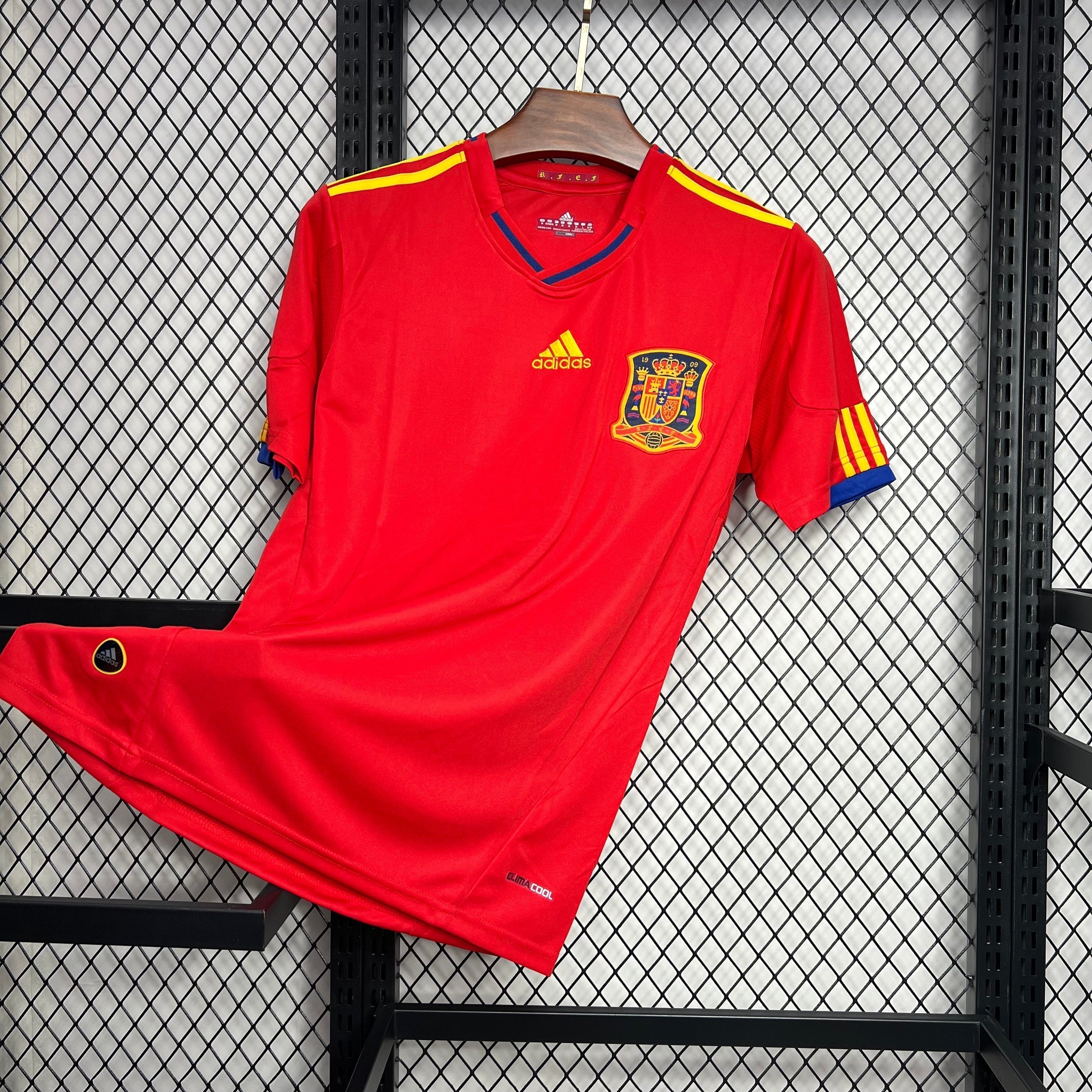Maillot domicile rétro Espagne 2010