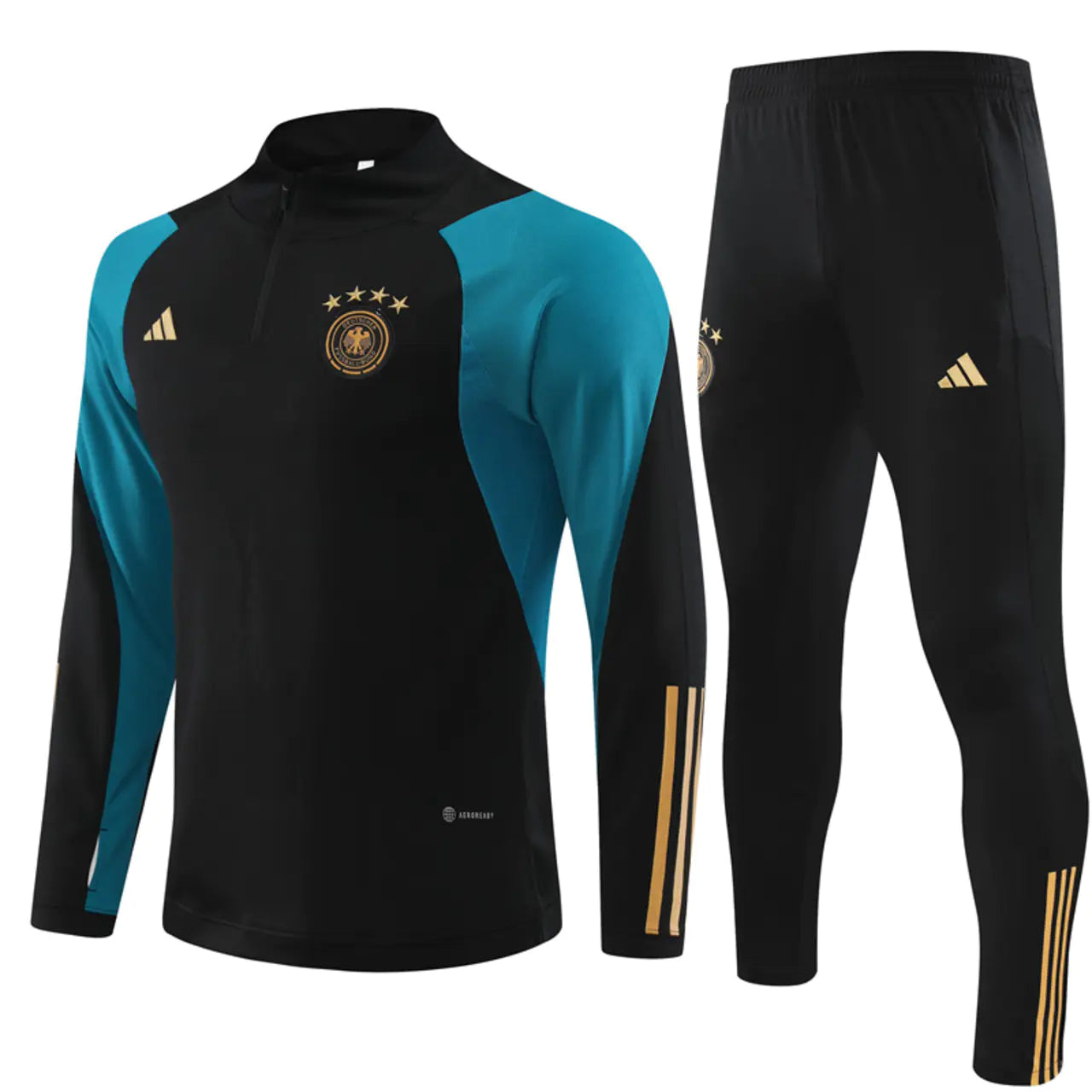 Deutschland Schwarzer Trainingsanzug 23-24