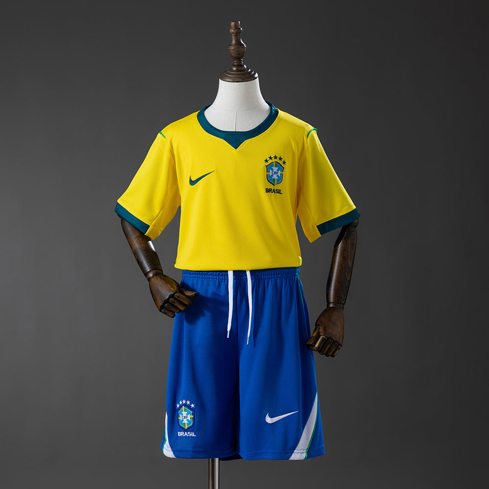 Maglia Casa Bambini Brasile Coppa del Mondo 2026