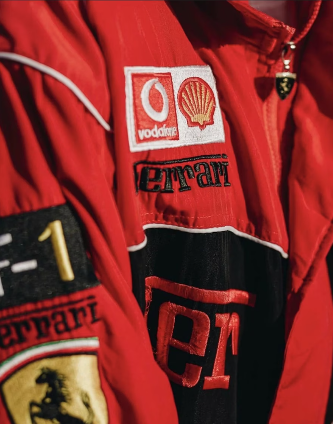 Rari F1 Rennteam Jacke – Rote Scuderia Motorsport Reißverschluss-Mantel