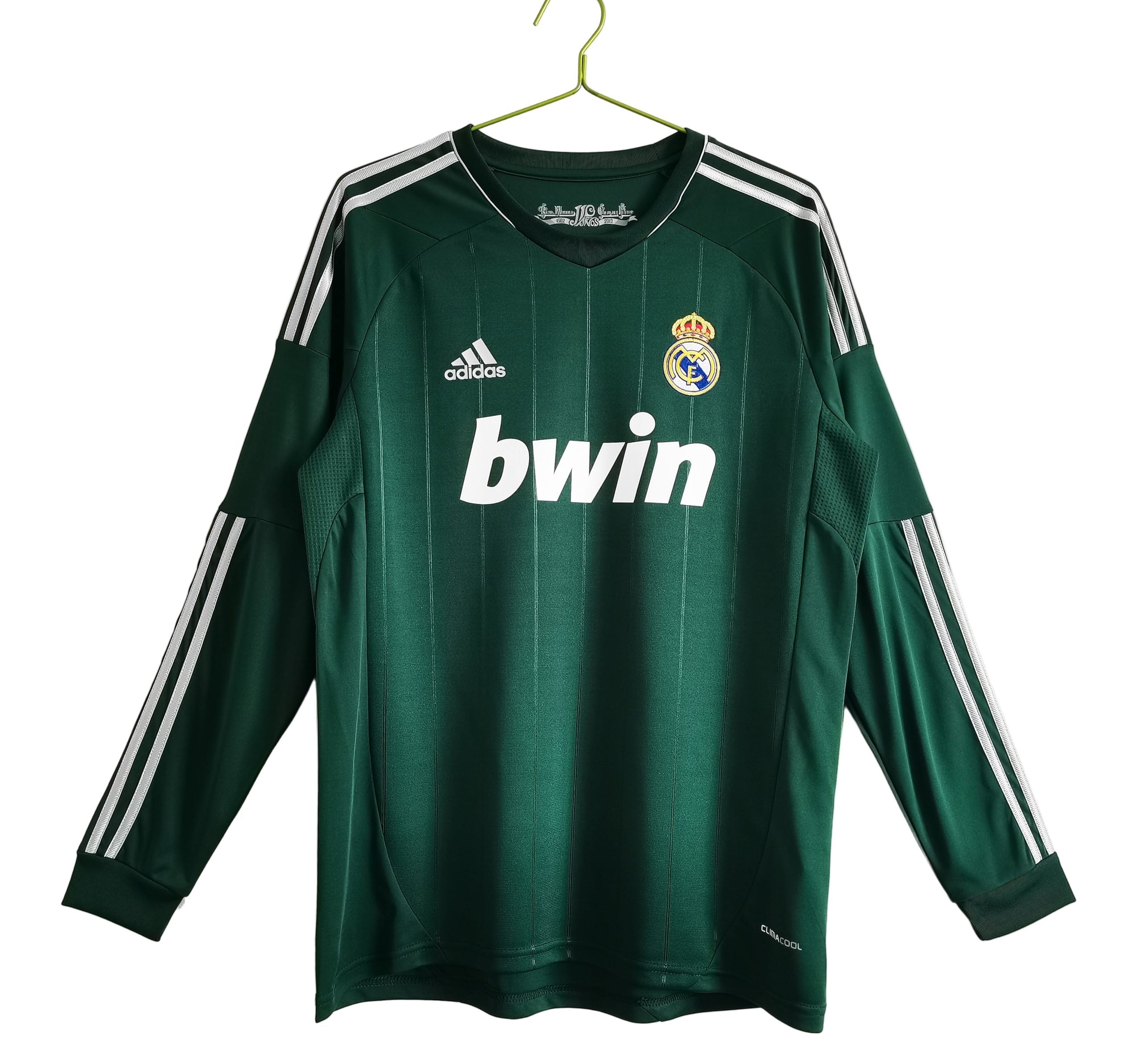 Maglia Retro Verde Manica Lunga Real Madrid 2012/2013