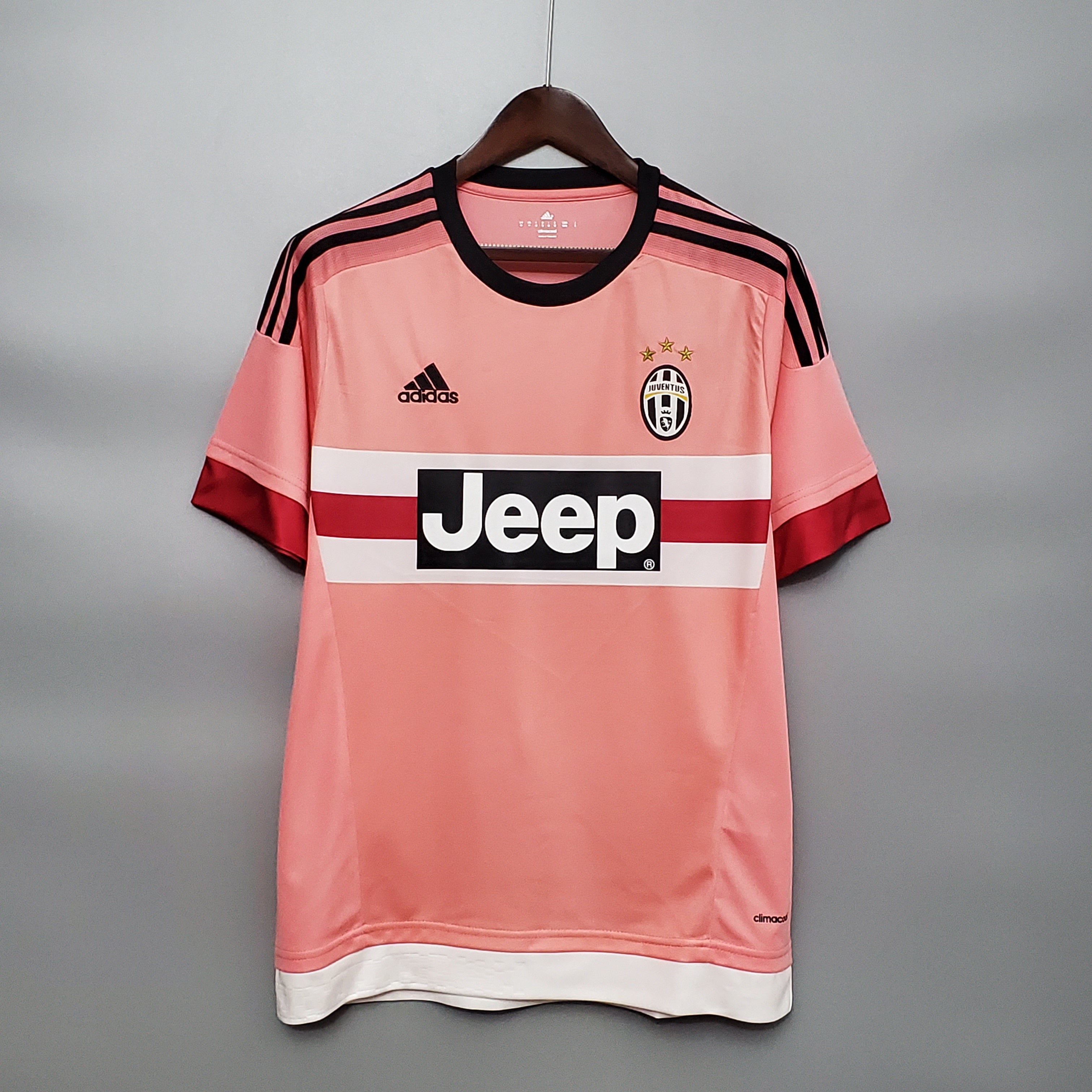 Maglia trasferta Juventus retrò rosa 2015-2016
