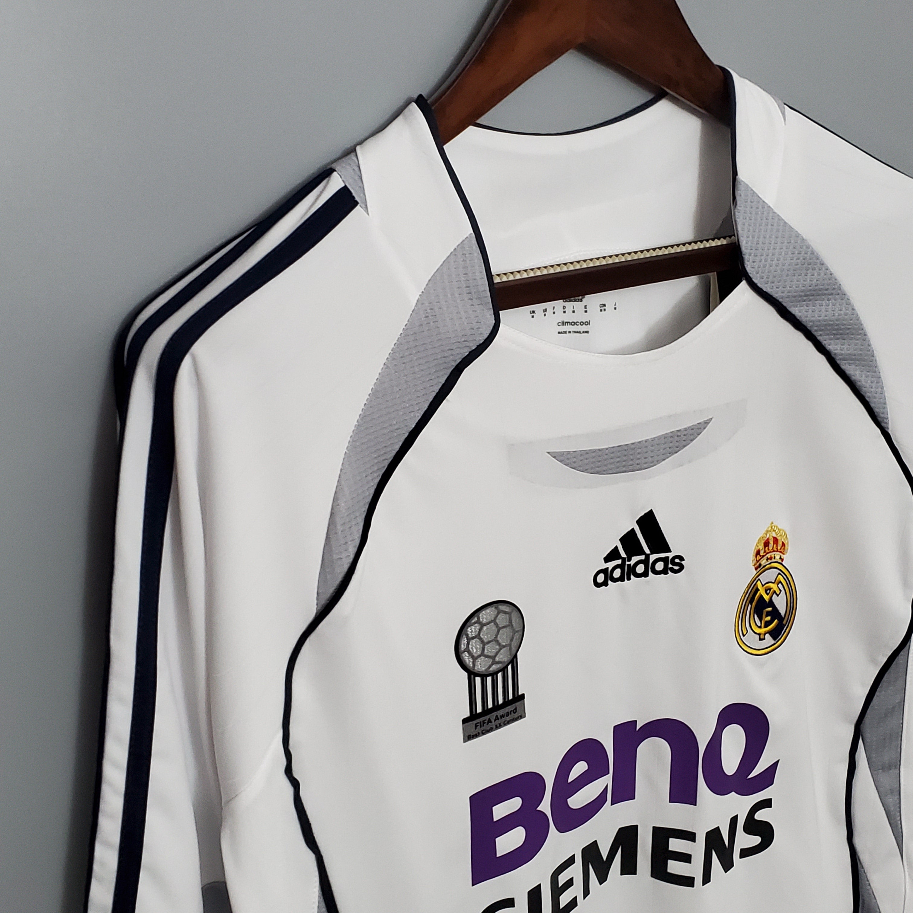 2006-2007 Real Madrid Heimtrikot (langärmlig)