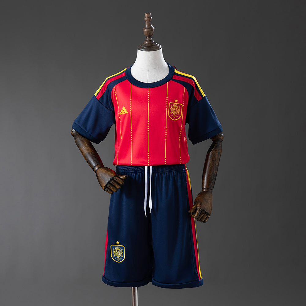Maglia casa bambini Spagna edizione Coppa del Mondo 2026