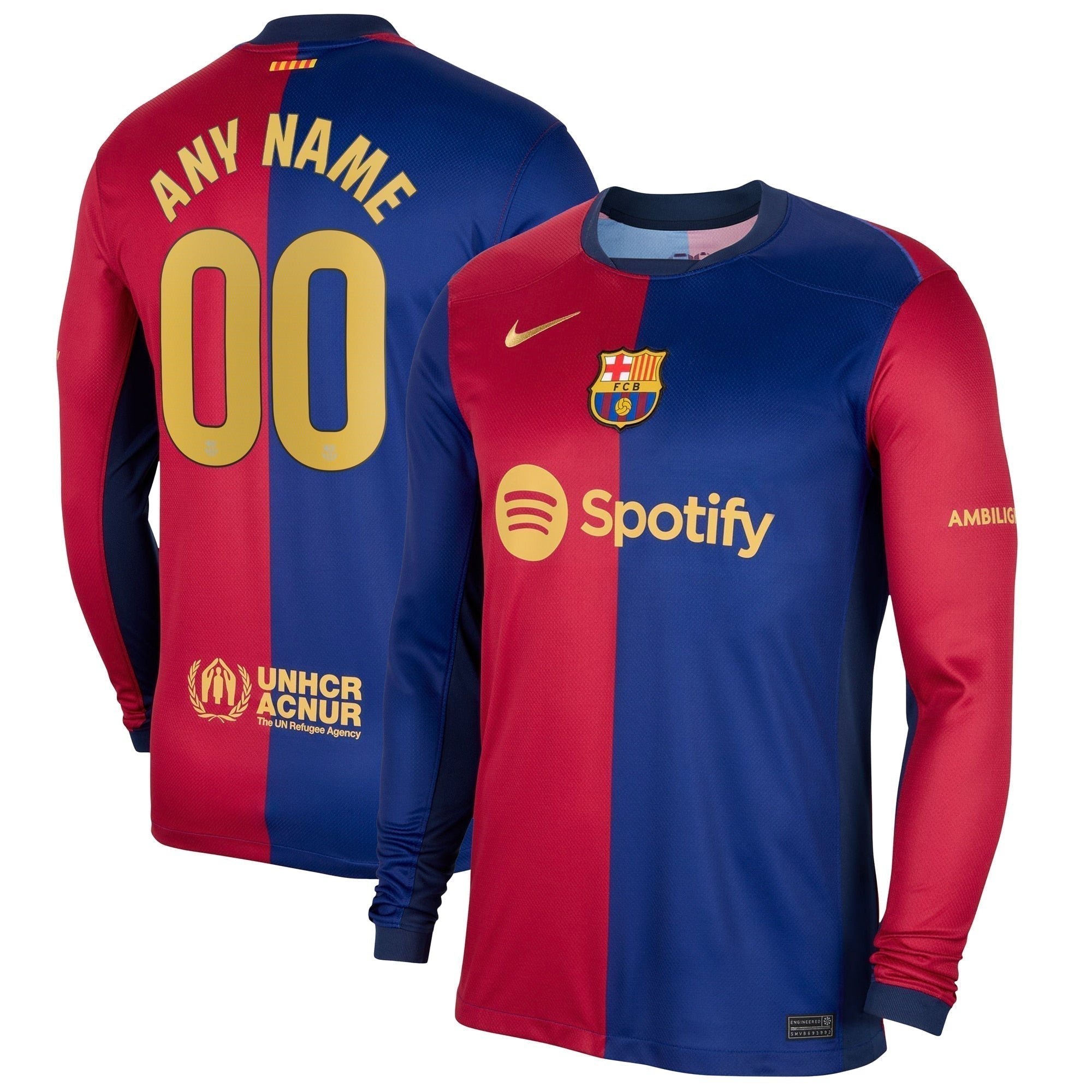 Barcelona Heimtrikot Langarm 2024/25
