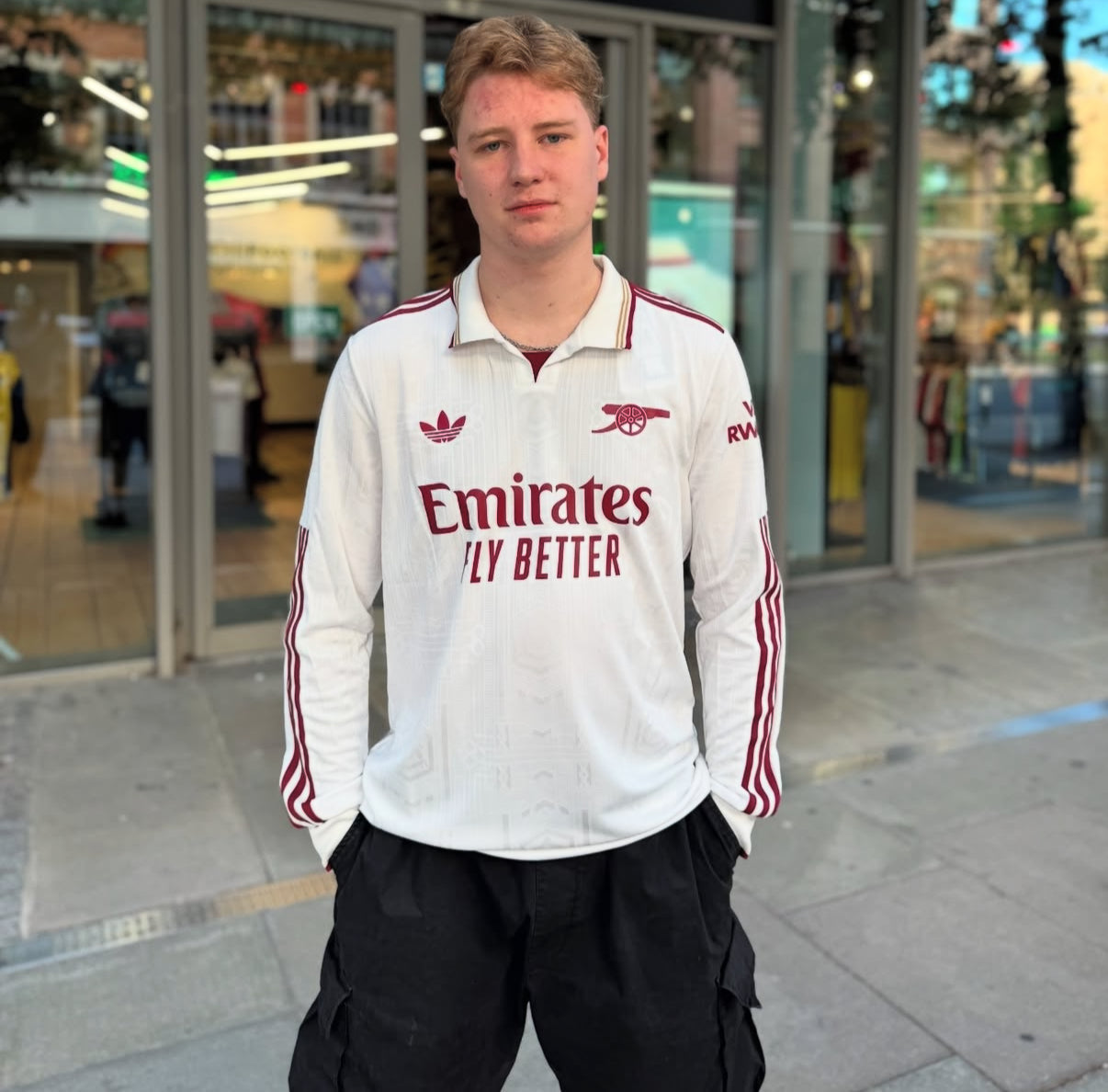 Arsenal 2025/2026 Drittes Trikot mit langen Ärmeln