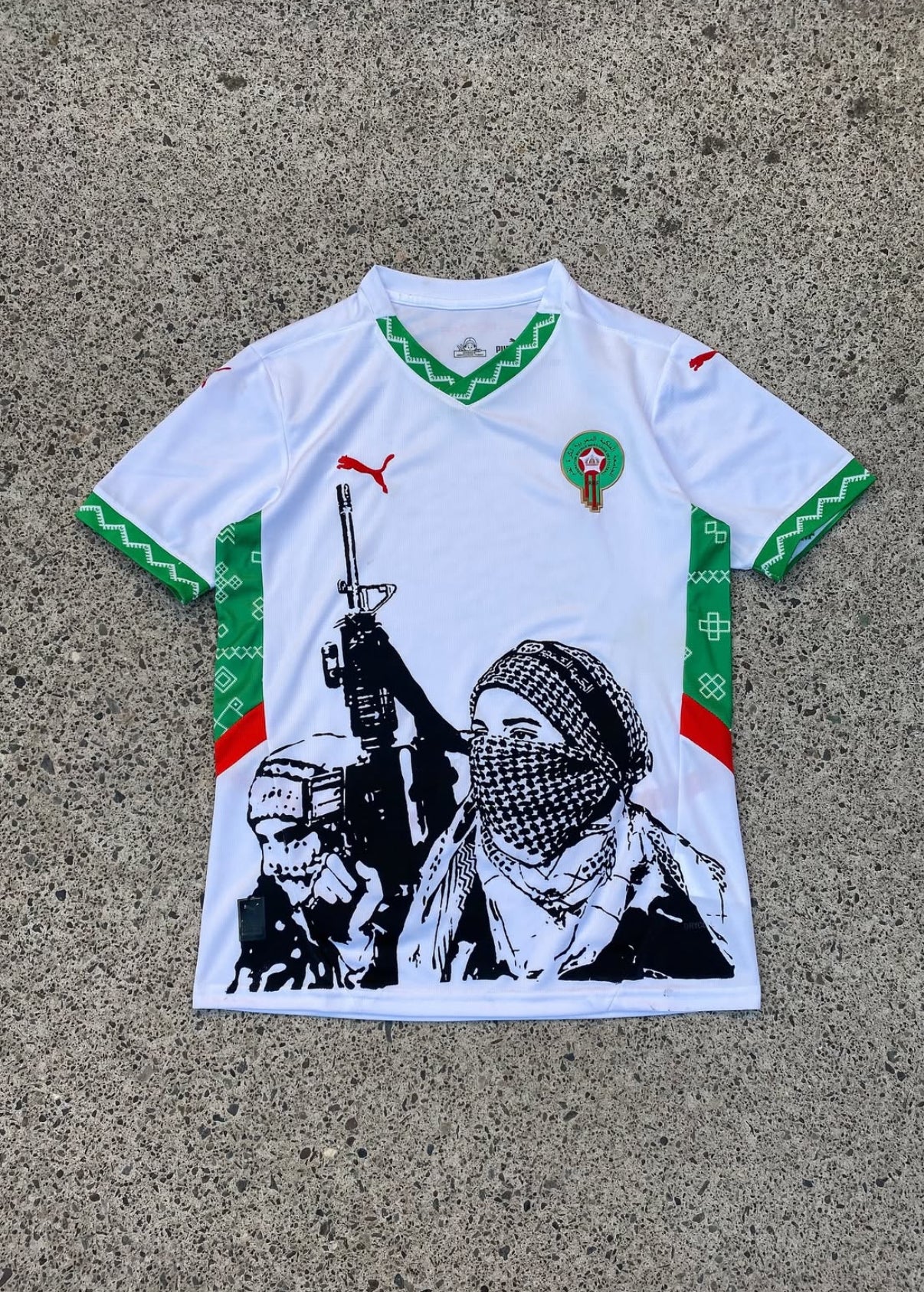 Marocco Maglia Edizione Speciale Soldato 2025/2026 (Bianca)