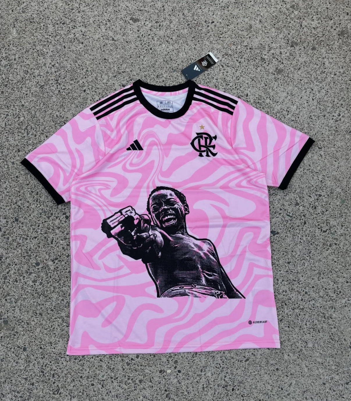 Flamengo x City of God Zé Pequeno Pink Trikot Limited Edition