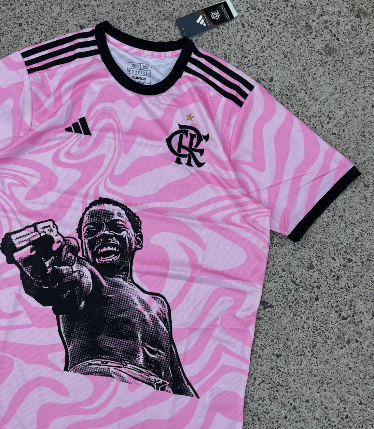 Flamengo x City of God Zé Pequeno Pink Trikot Limited Edition
