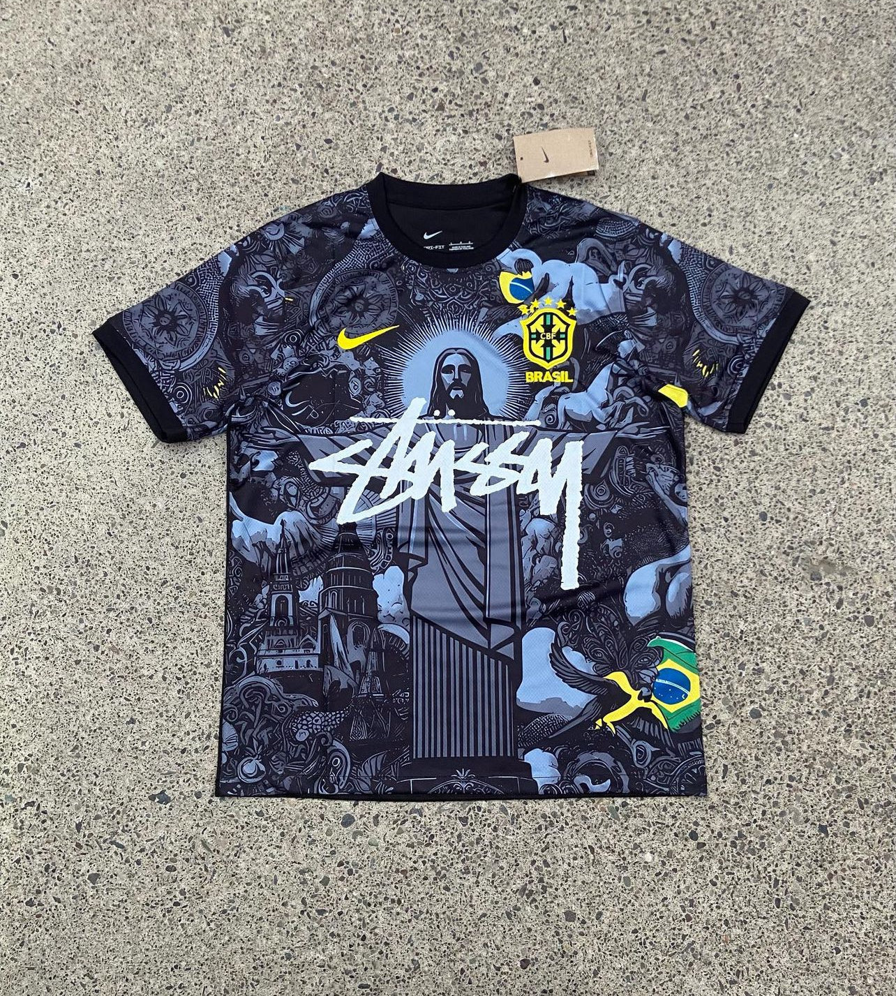 BRASILIEN X JESUS CHRISTUS X STUSSY SPEZIALAUSGABE (SCHWARZ)