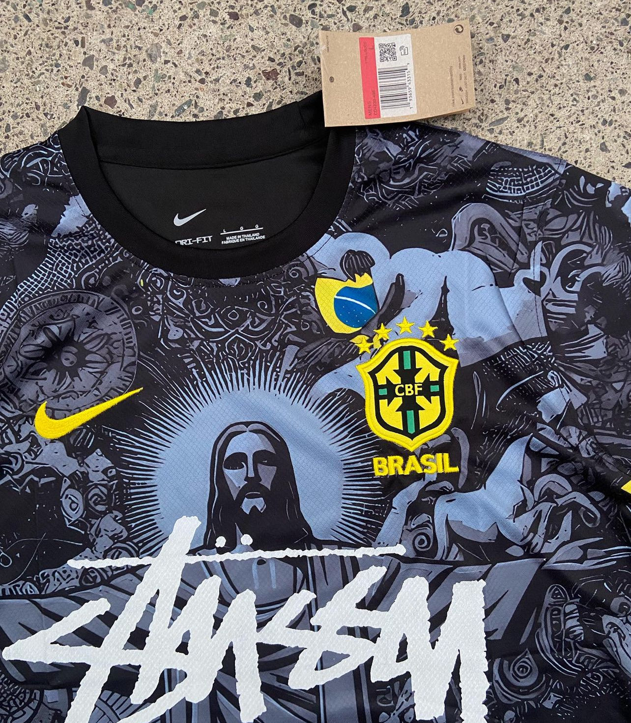 BRASILIEN X JESUS CHRISTUS X STUSSY SPEZIALAUSGABE (SCHWARZ)