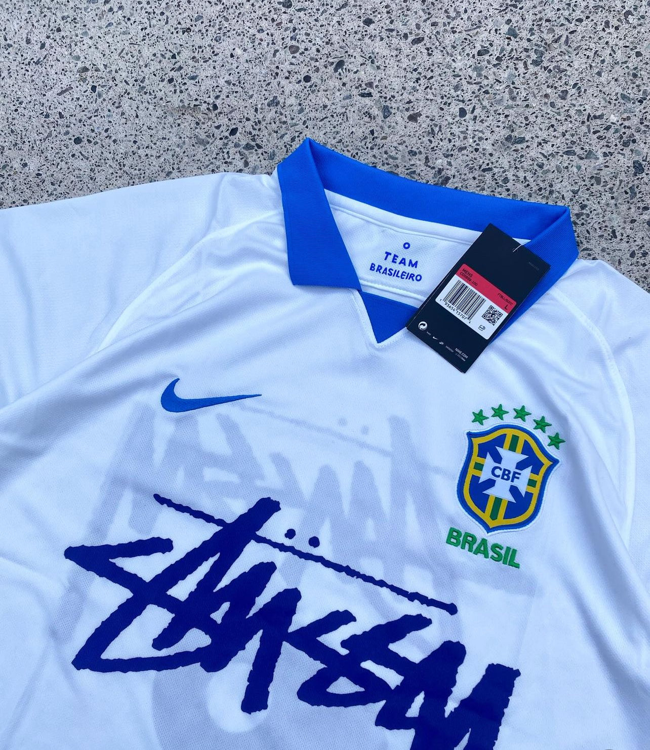 Brazilië wit en blauw 2019 Stussy Speciale Editie