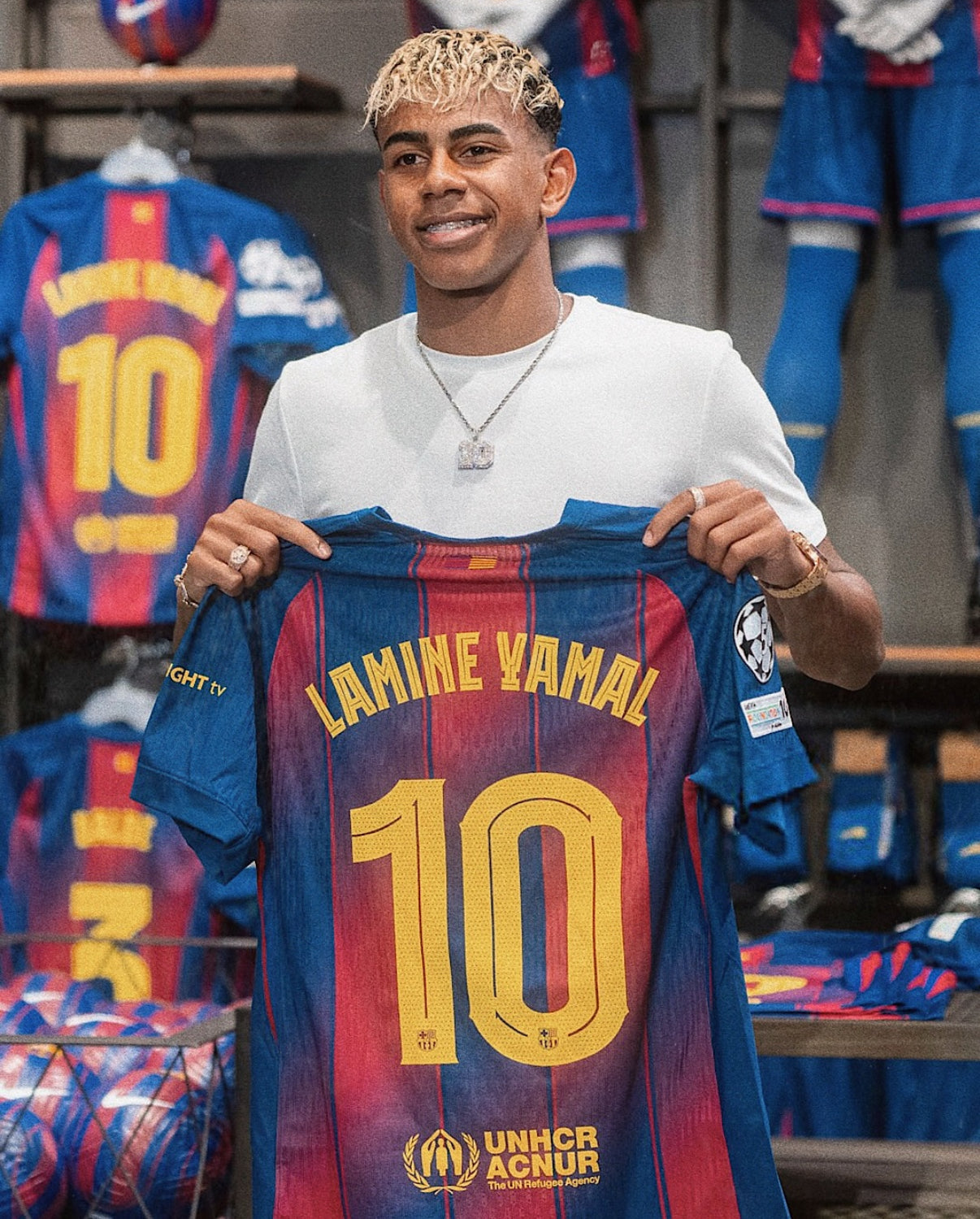 LAMINE YAMAL NUMMER 10 Fc Barcelona Trikot