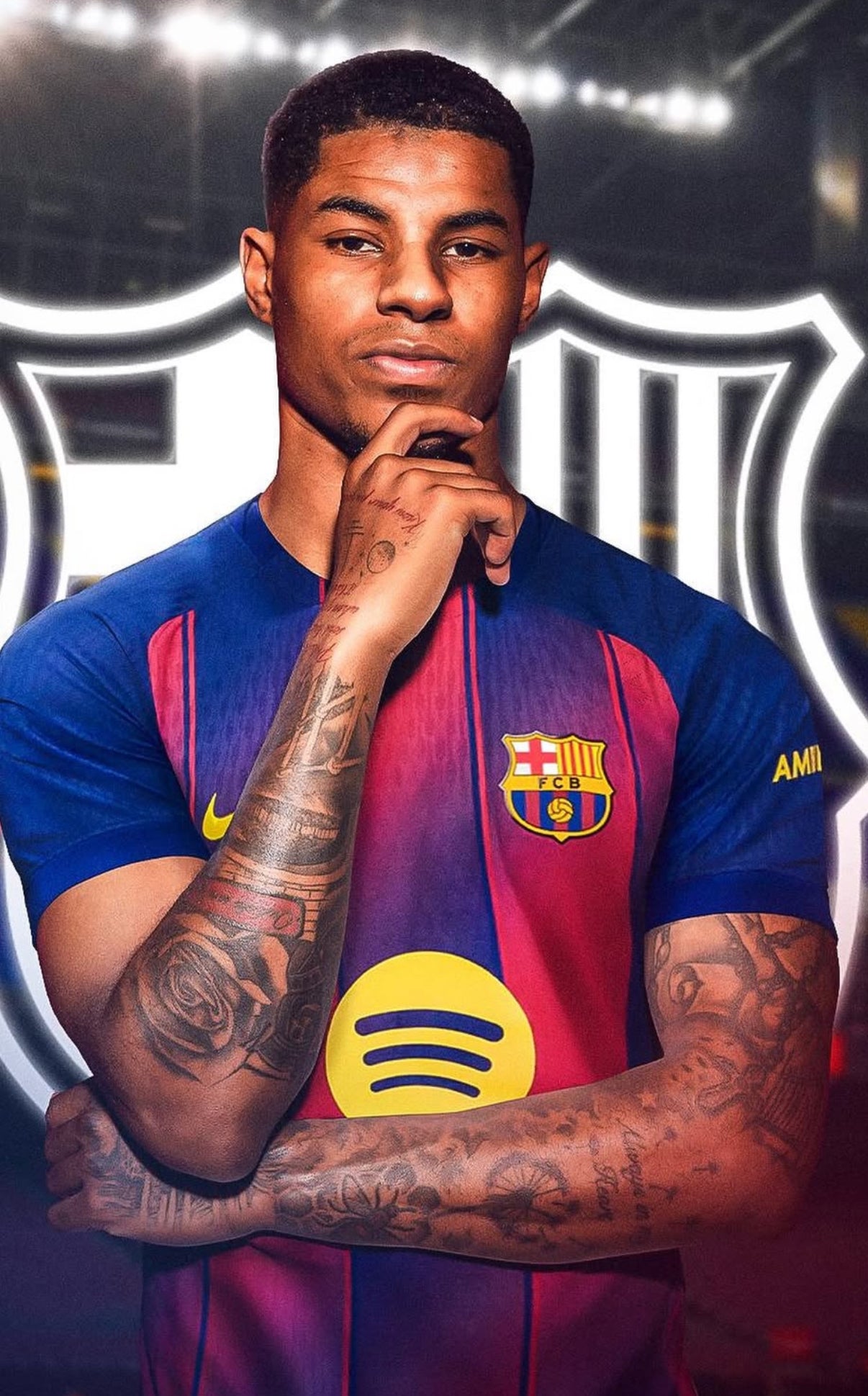 Maglia fc barcelona Rashford