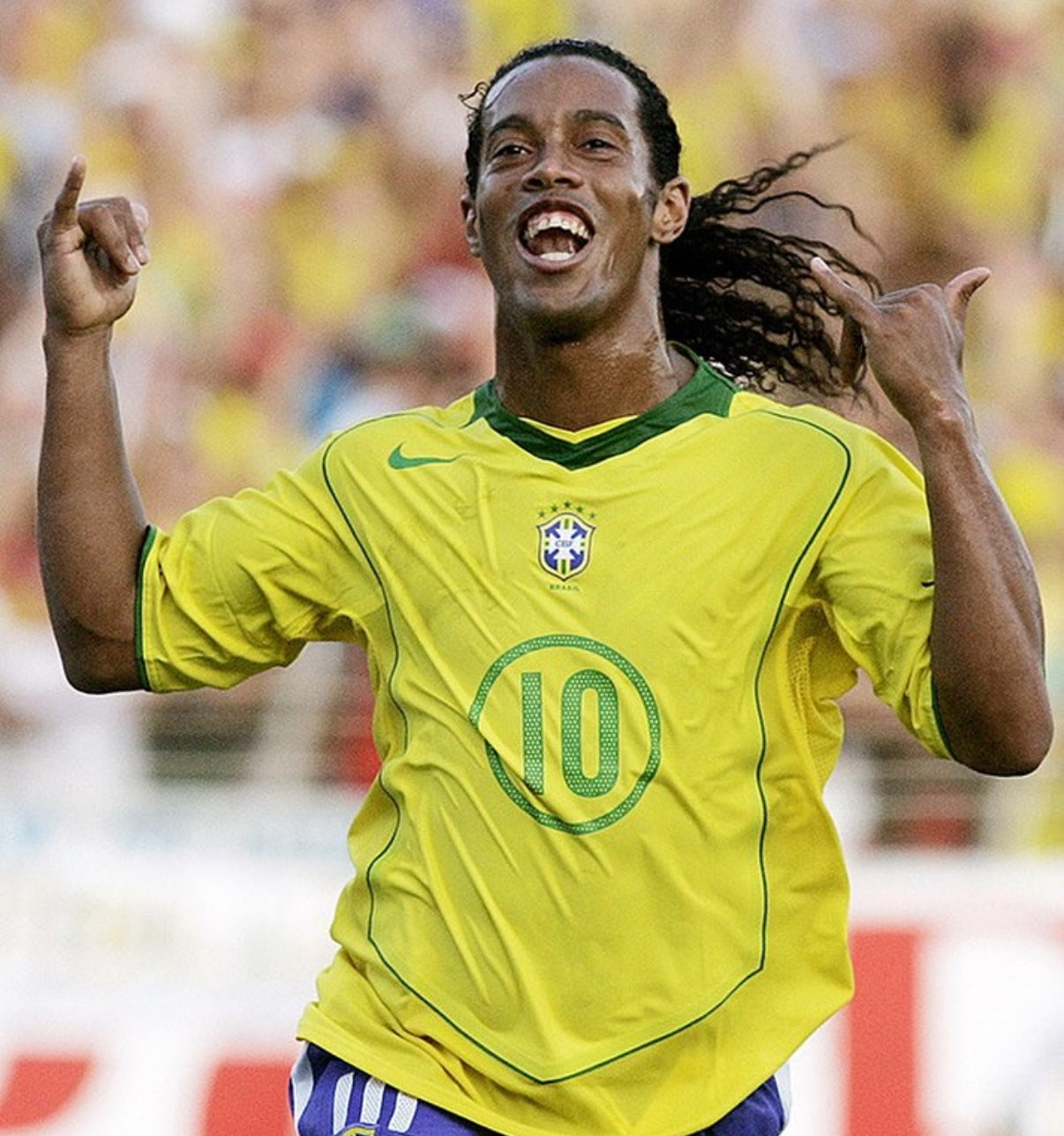 Camiseta retro Brasil 2004