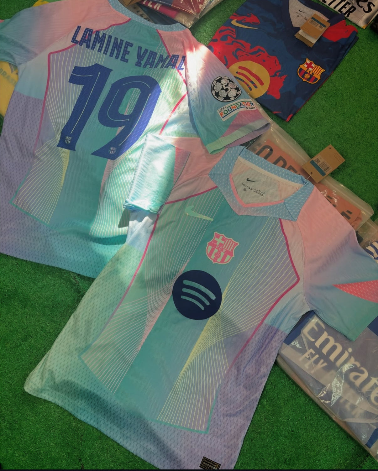 FC Barcelona Hellblau Sonderedition Trikot