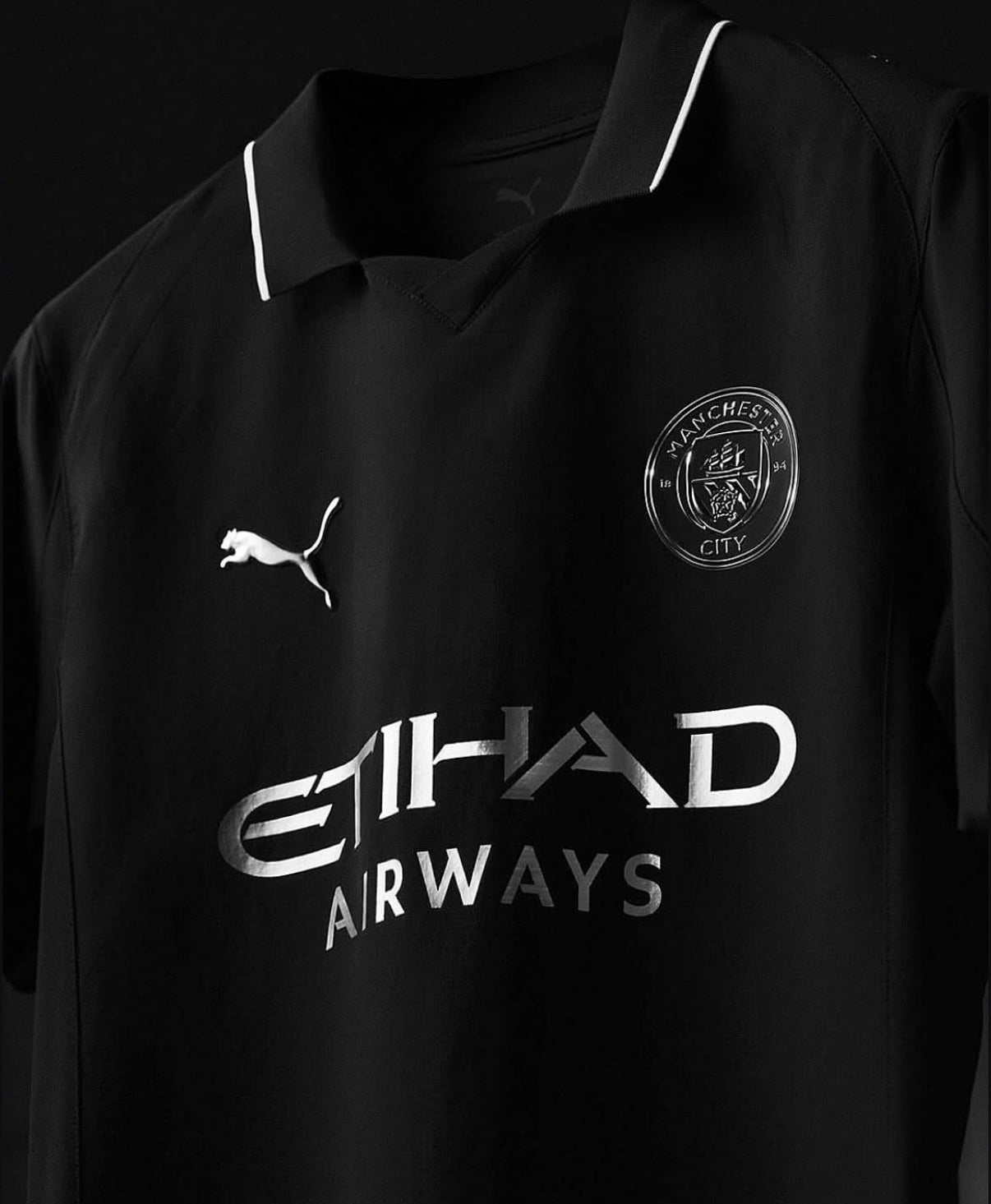 Manchester City 2025/2026 Maglia Away Nera