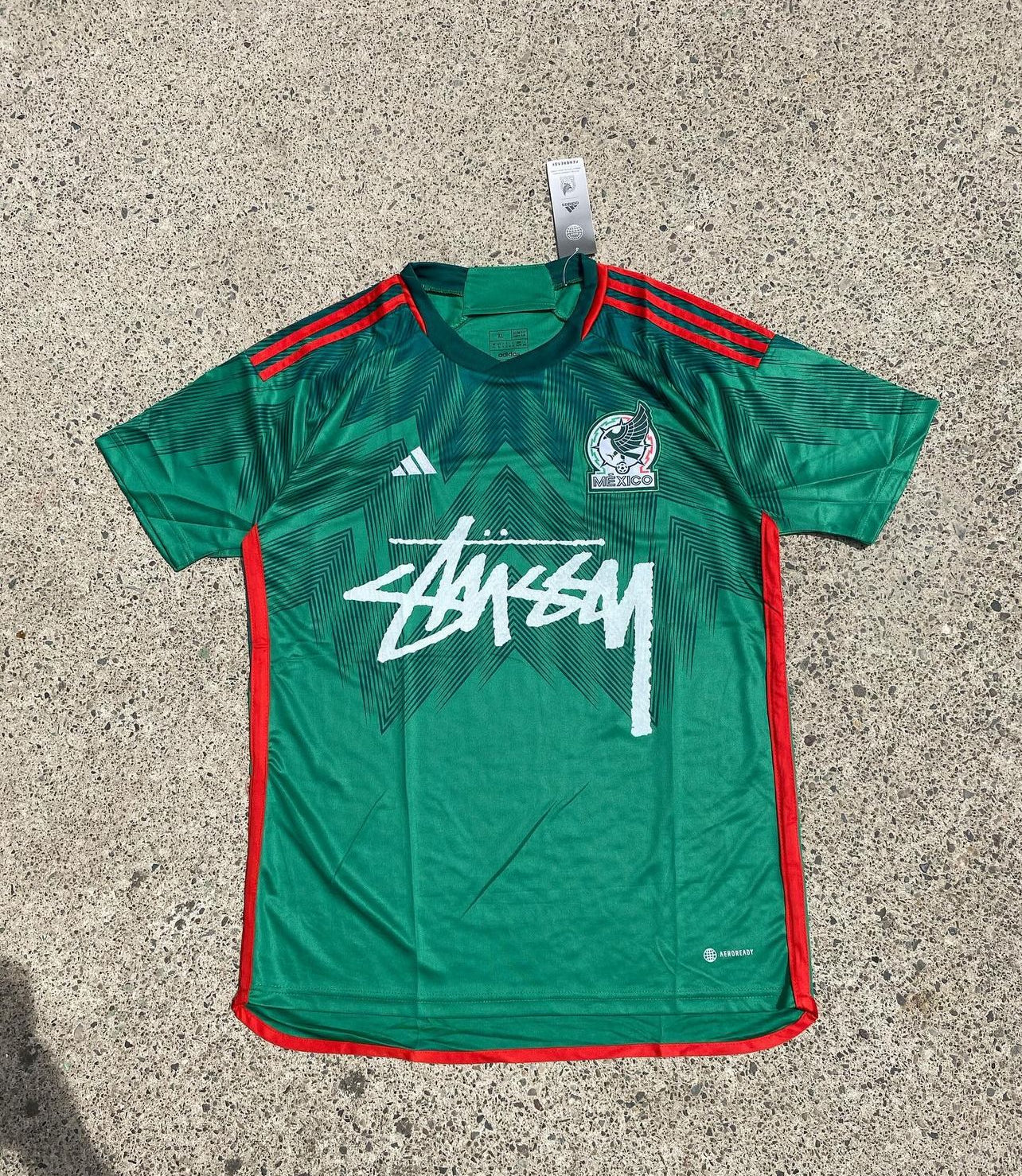 23/24 Mexiko X Stussy Sonderedition Fußballtrikot