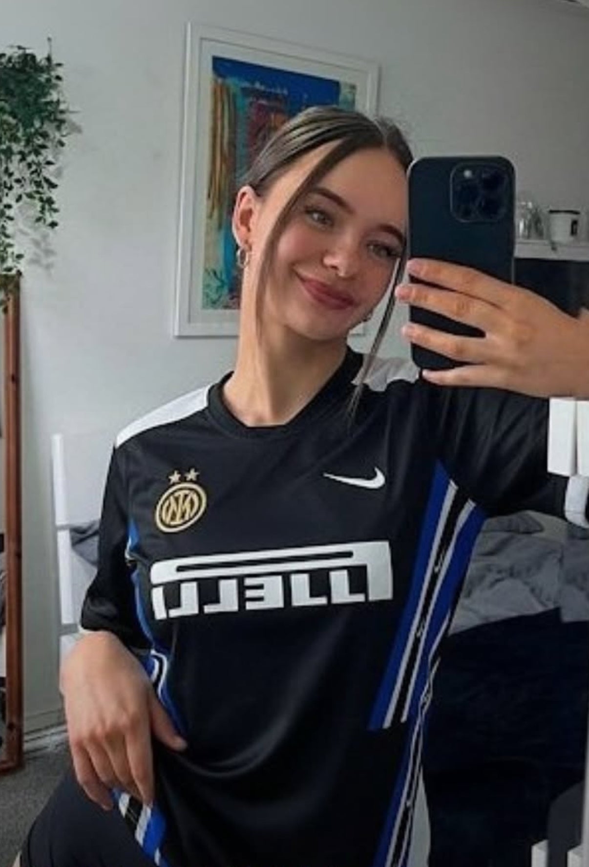 Inter Mailand 2025/2026 Schwarzes Trainingsshirt