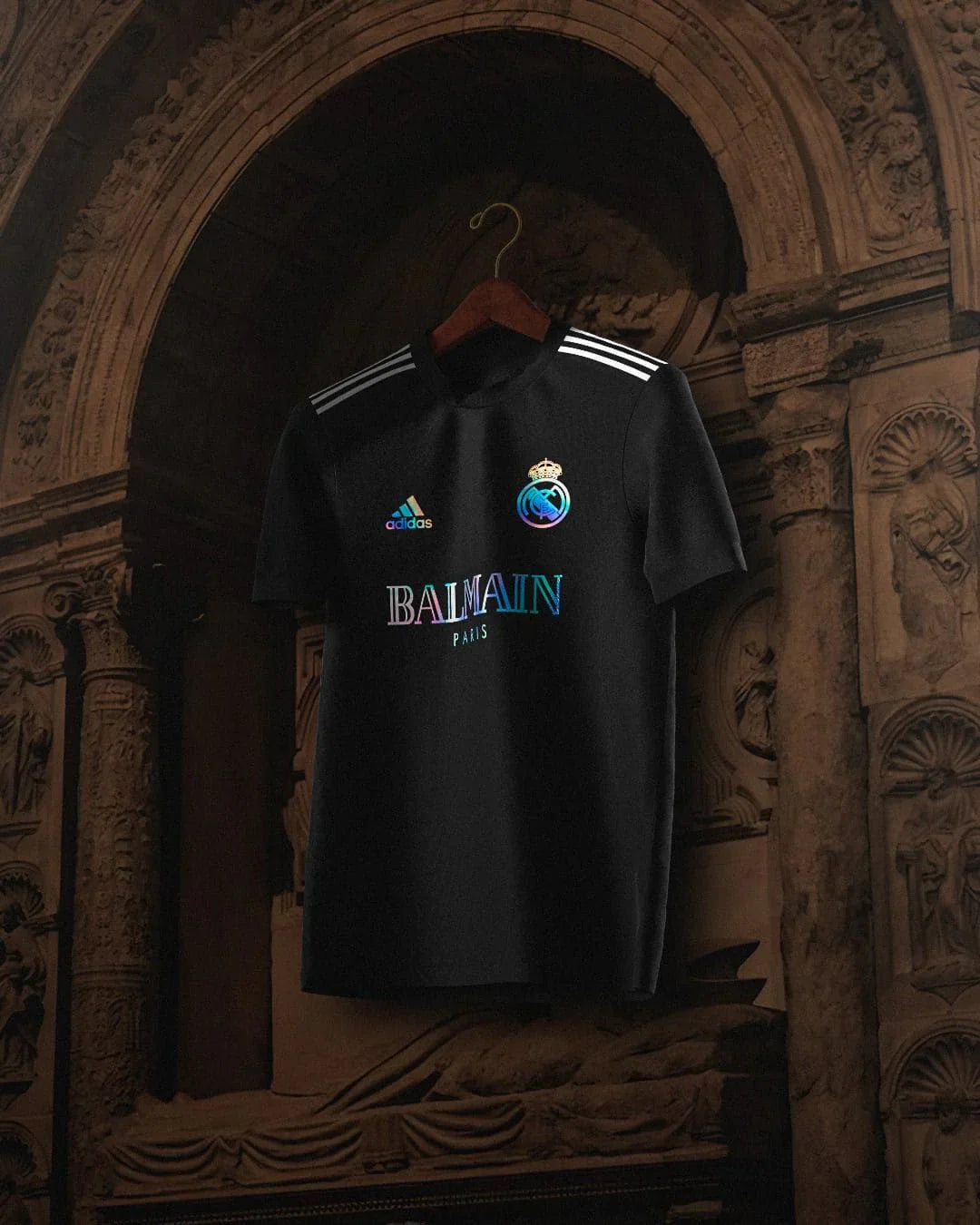 Maglia nera REAL MADRID x BALMAIN