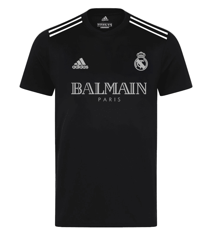 Maglia nera REAL MADRID x BALMAIN