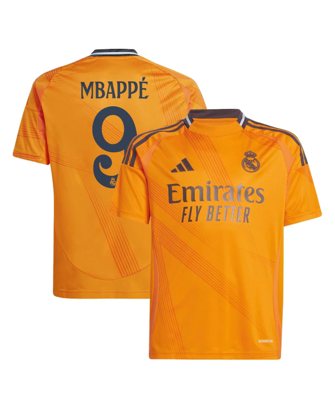 Kit Trasferta Real Madrid 2024/2025 Arancione