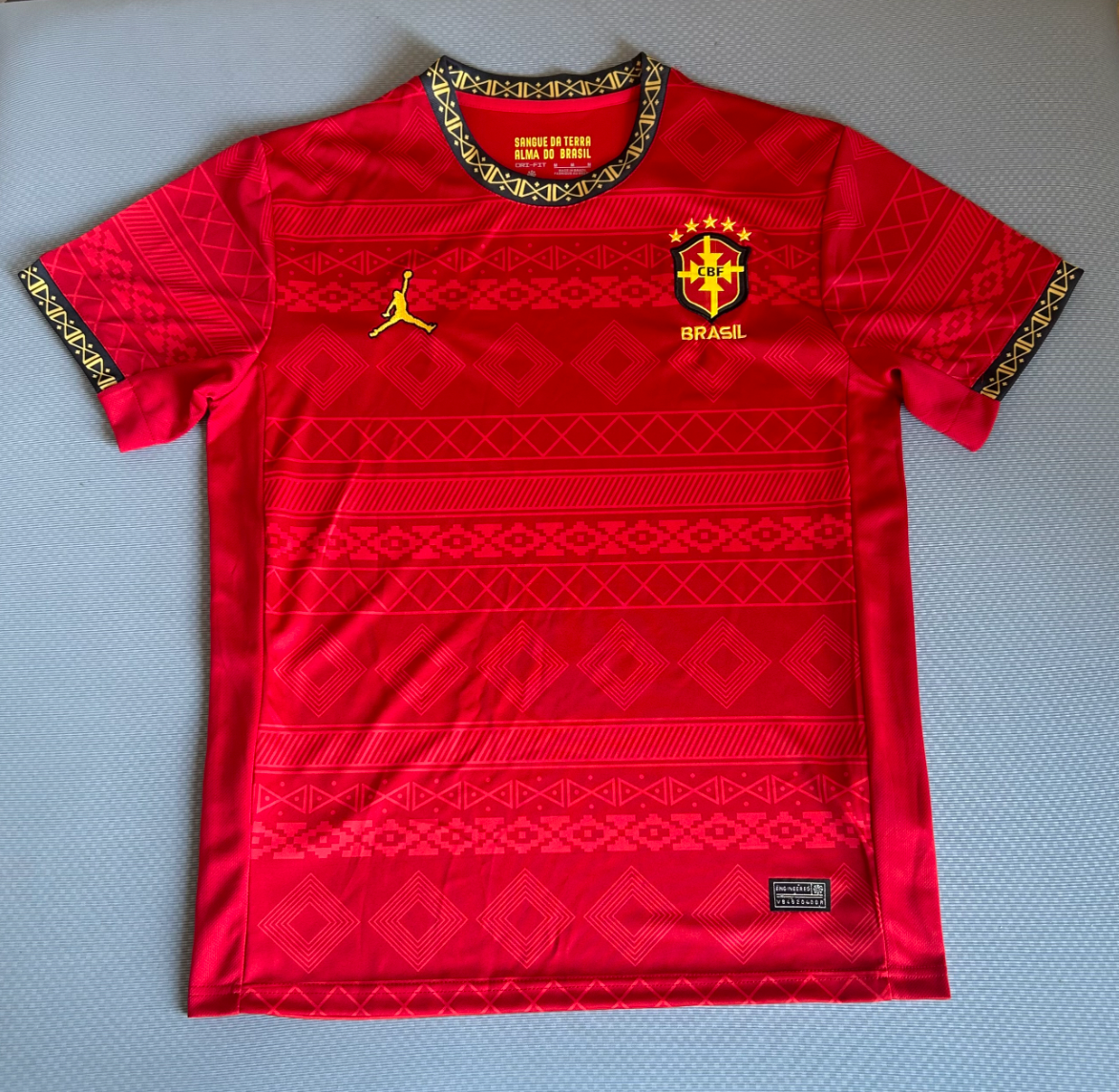 Brasile Maglia Rossa Jordan 2026