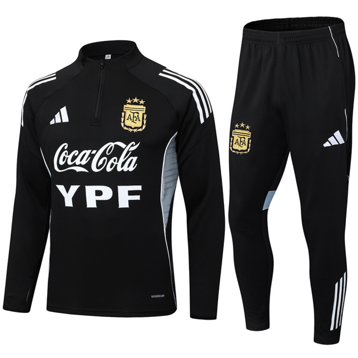 Argentinien 2025/2026 Schwarzer Trainingsanzug