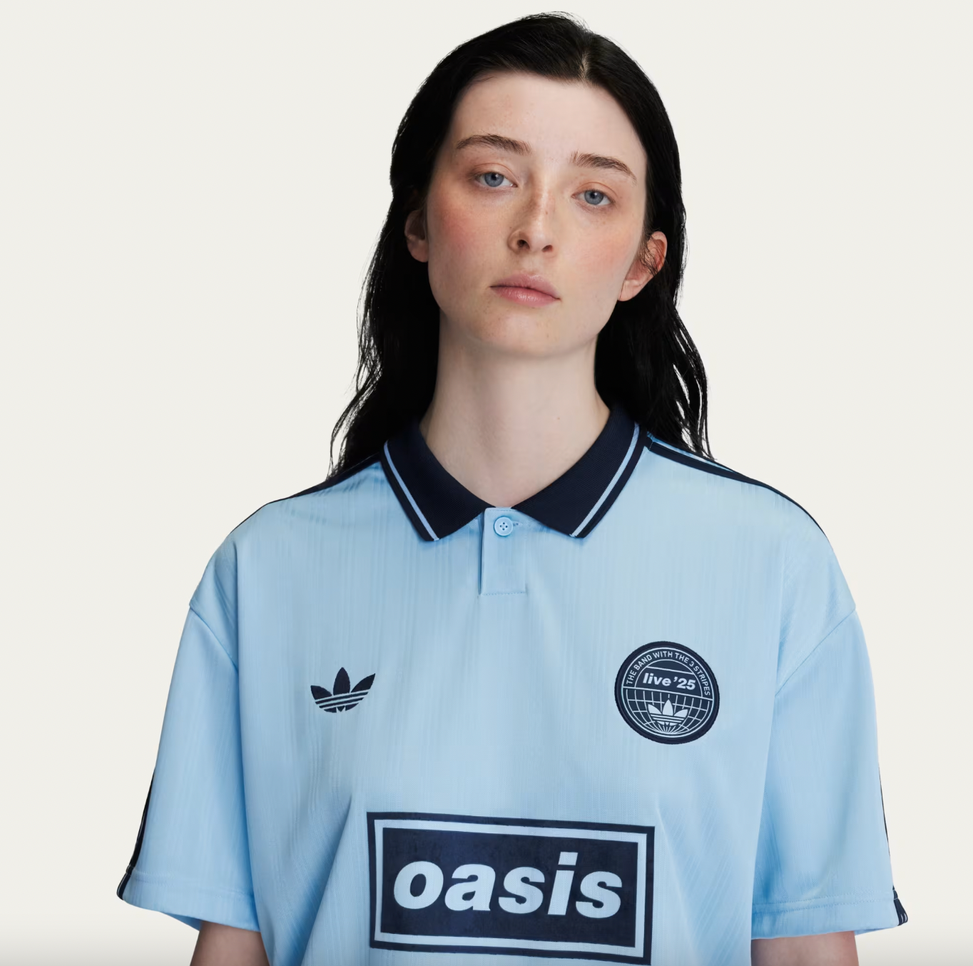 Oasis x Adidas Trikot Hellblau
