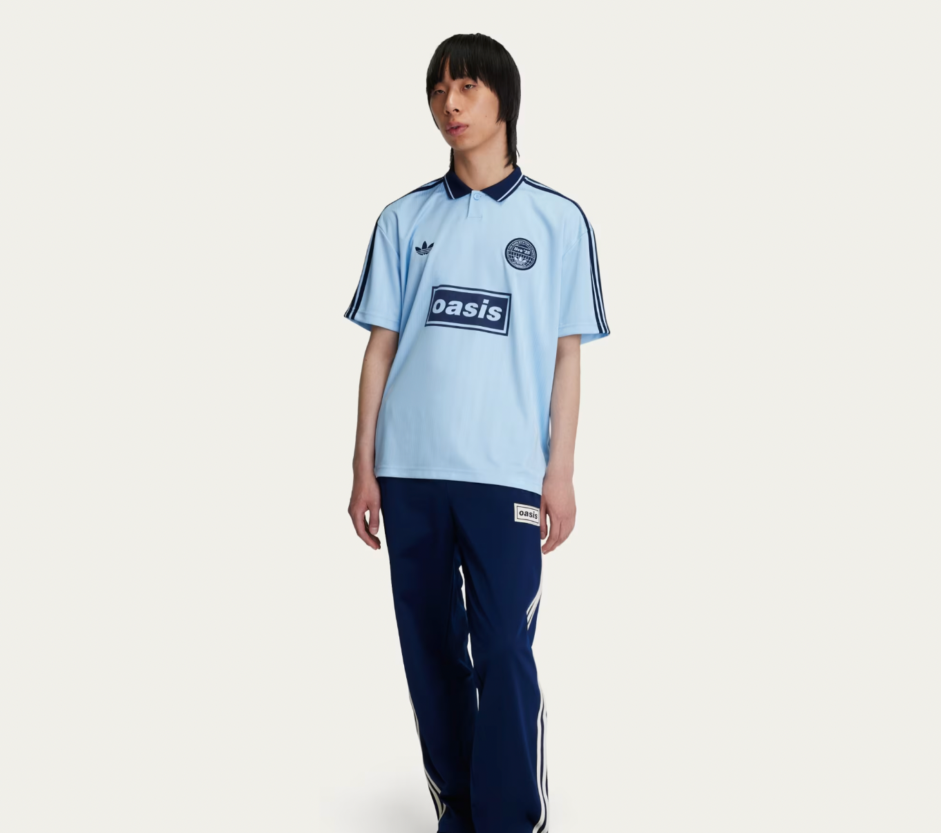 Oasis x Adidas Trikot Hellblau