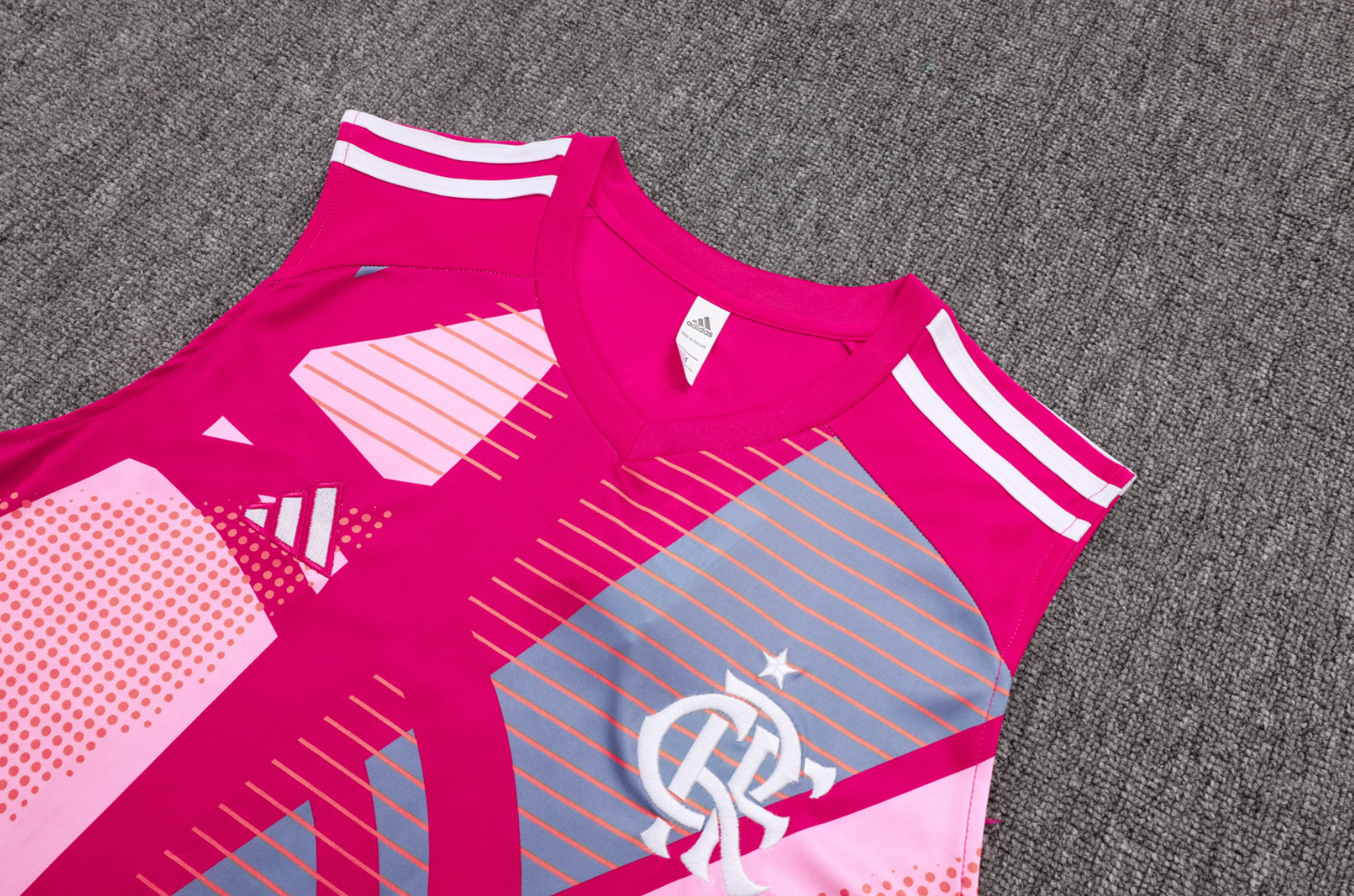 Set da allenamento senza maniche rosa Flamengo 2025/2026