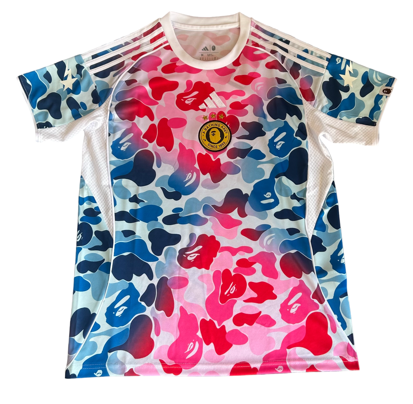 Bathing Ape (BAPE) Maglia Camouflage Blu Rosa 2026