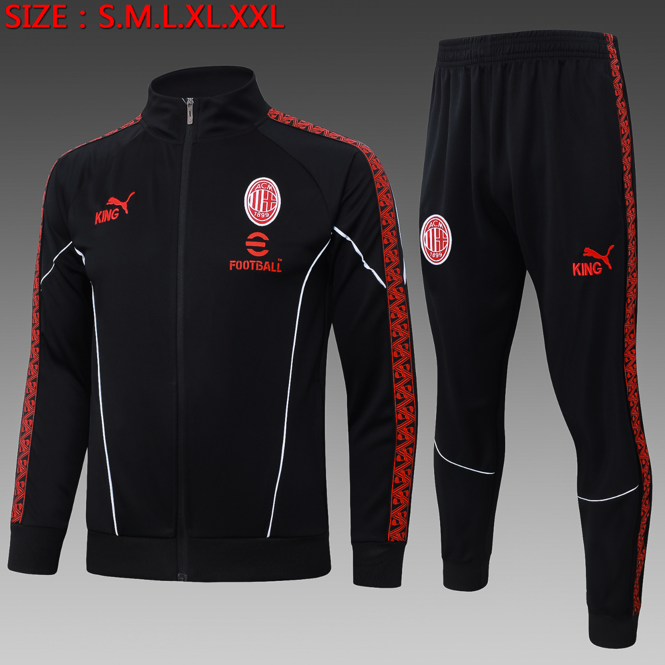 Tuta King AC Milan 2026 (Nera)