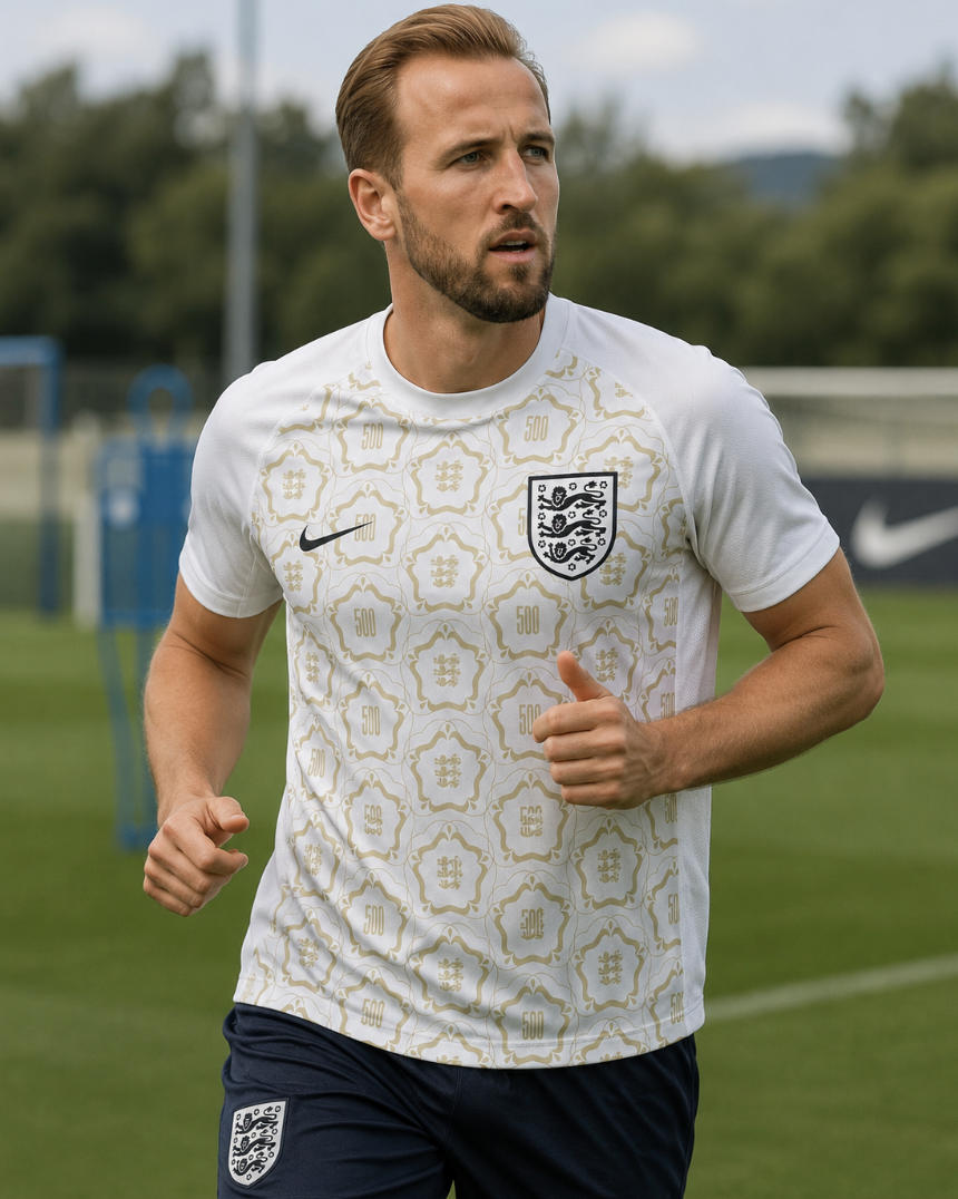 Maglia pre-partita bianca Inghilterra 2026/2027