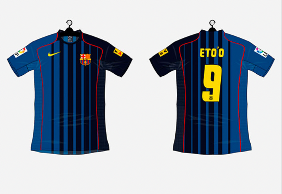 Retrò Trasferta Fc Barcelona 2004/05