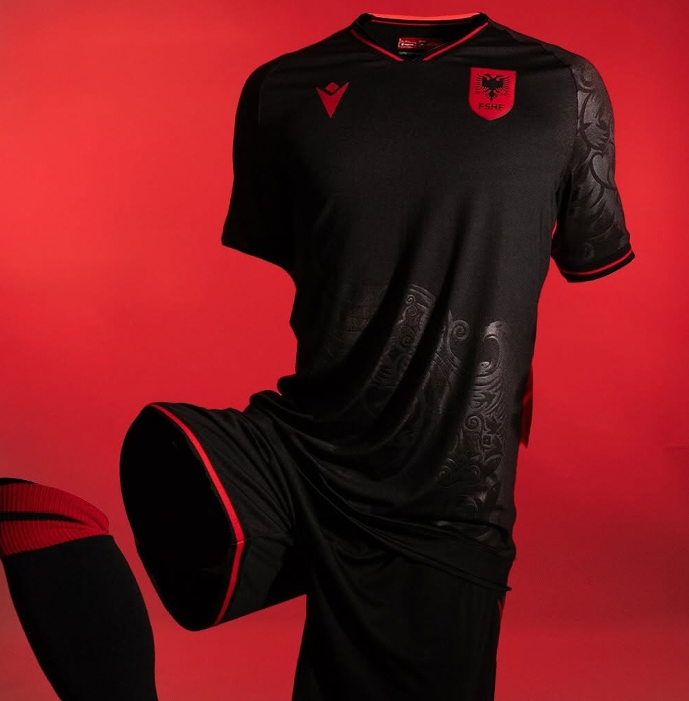 Maglia trasferta Albania 2025/2026 (Nera)