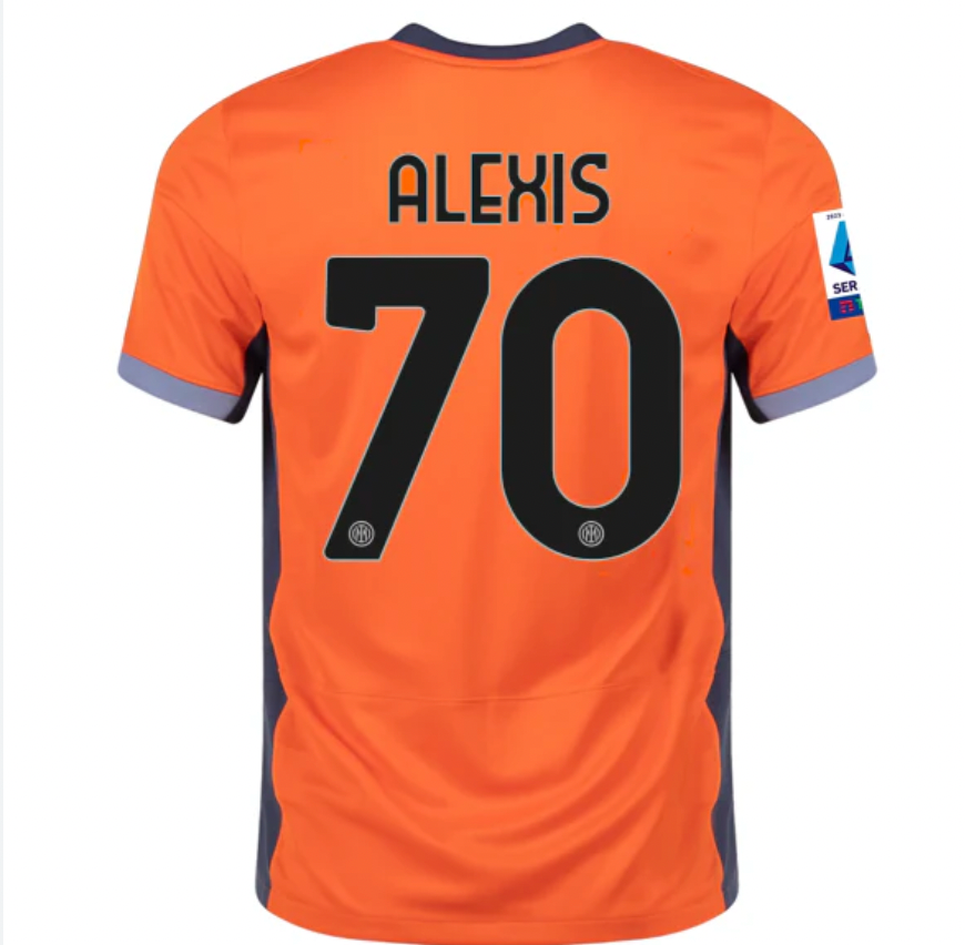 Inter Mailand orange Trikot drittes Trikot