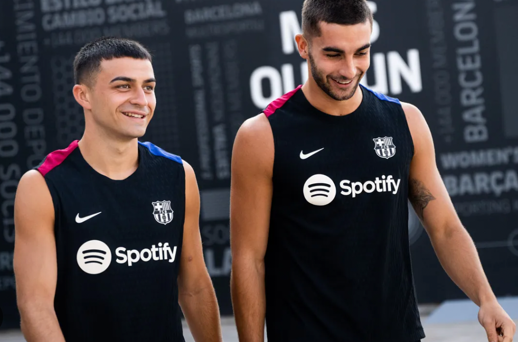 Barcelona Schwarzes Trainingsset 2024/25