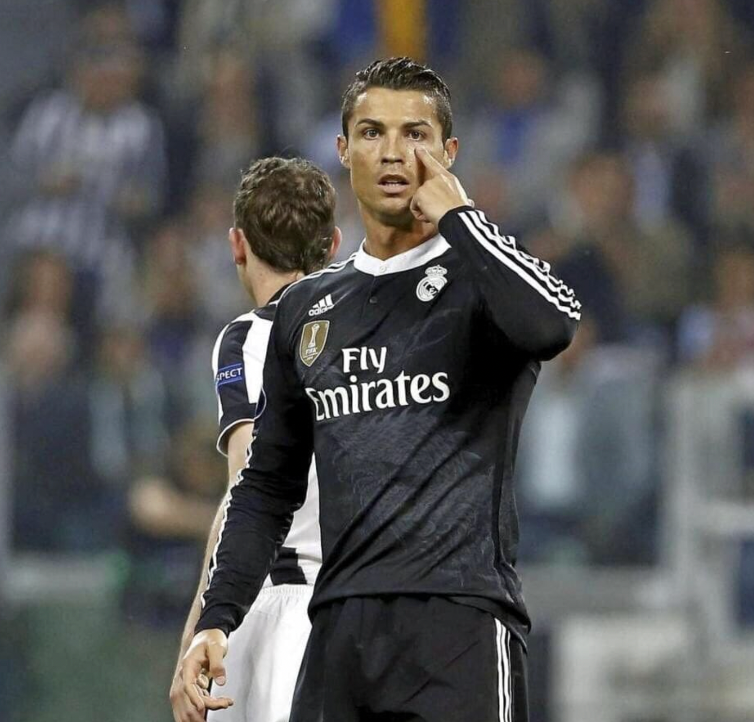 2014-2015 Real Madrid Drittes Auswärtstrikot mit langen Ärmeln