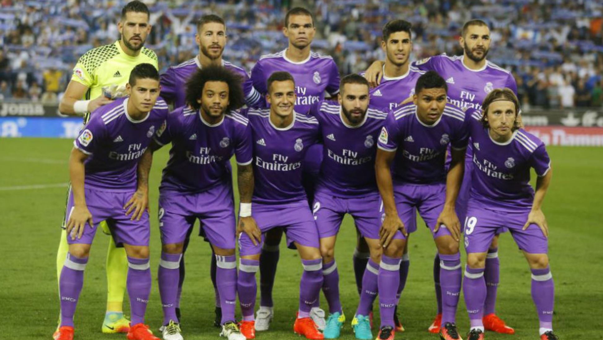 2016/2017 Real Madrid Auswärts Retro-Trikot Lila