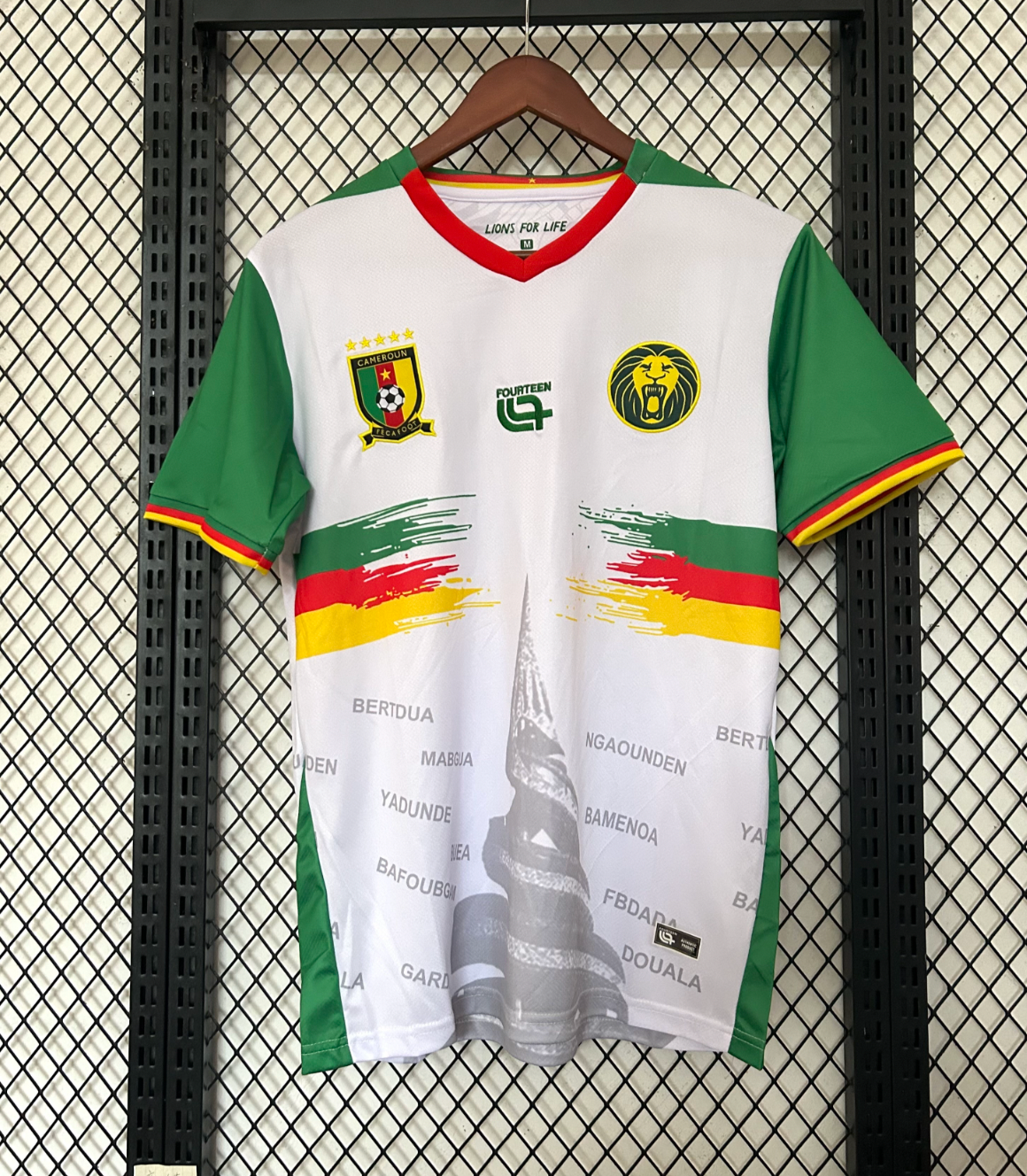 Maglia da trasferta bianca Camerun 2025/2026